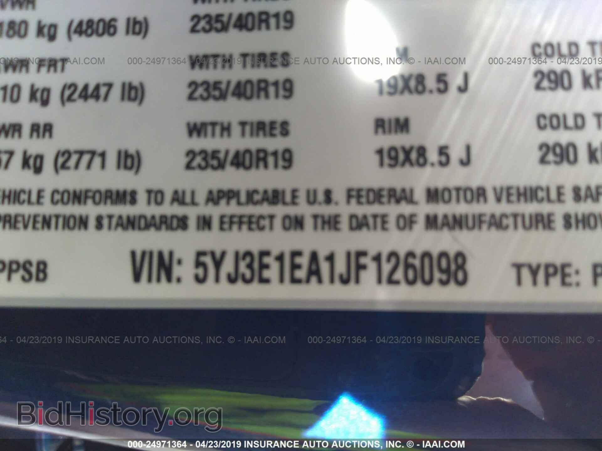 2018 TESLA MODEL 3 - VIN: 5YJ3E1EA1JF126098 - Photo 9