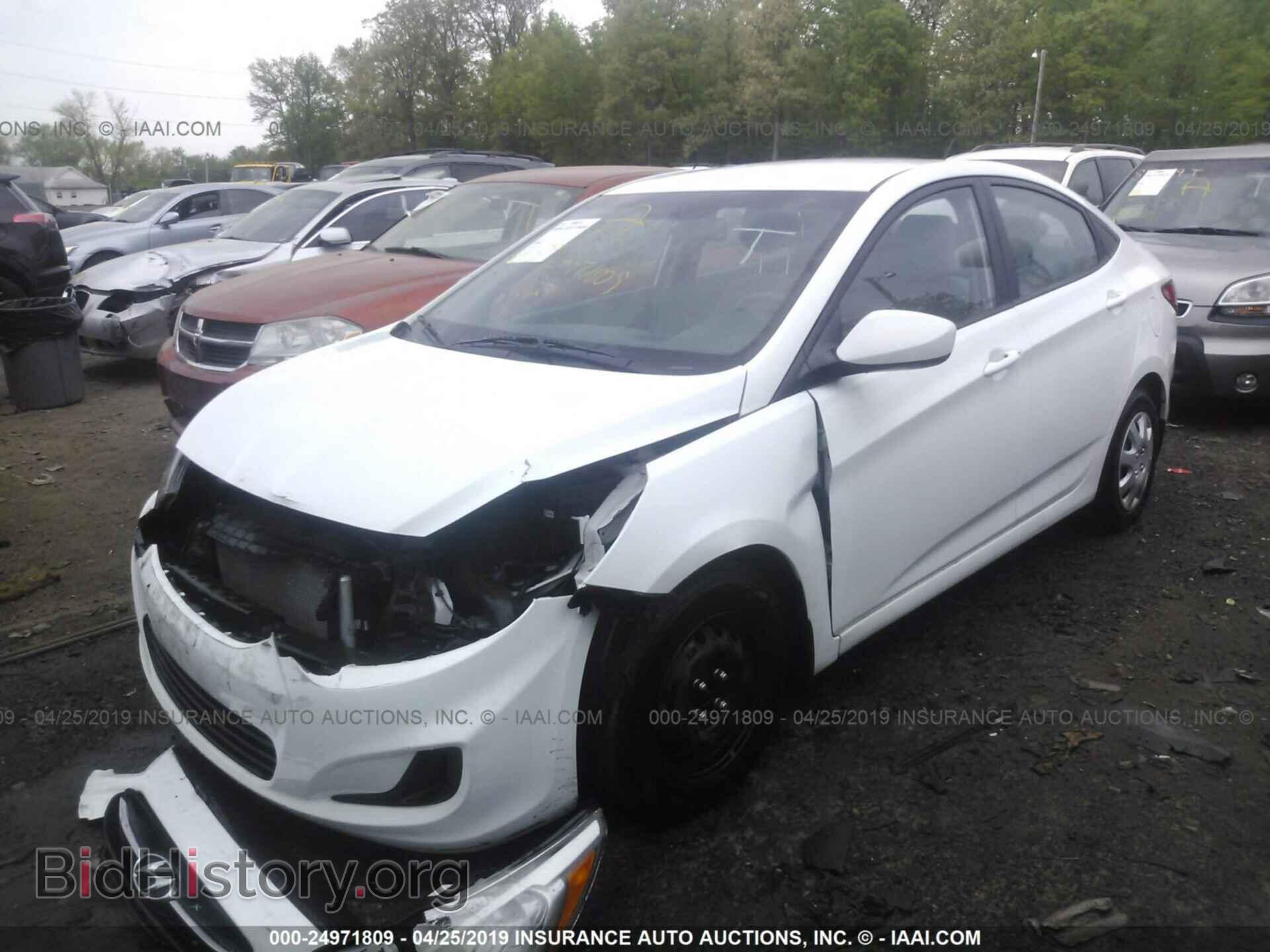 2015 HYUNDAI ACCENT - VIN: KMHCT4AE2FU936687 - Фото 2