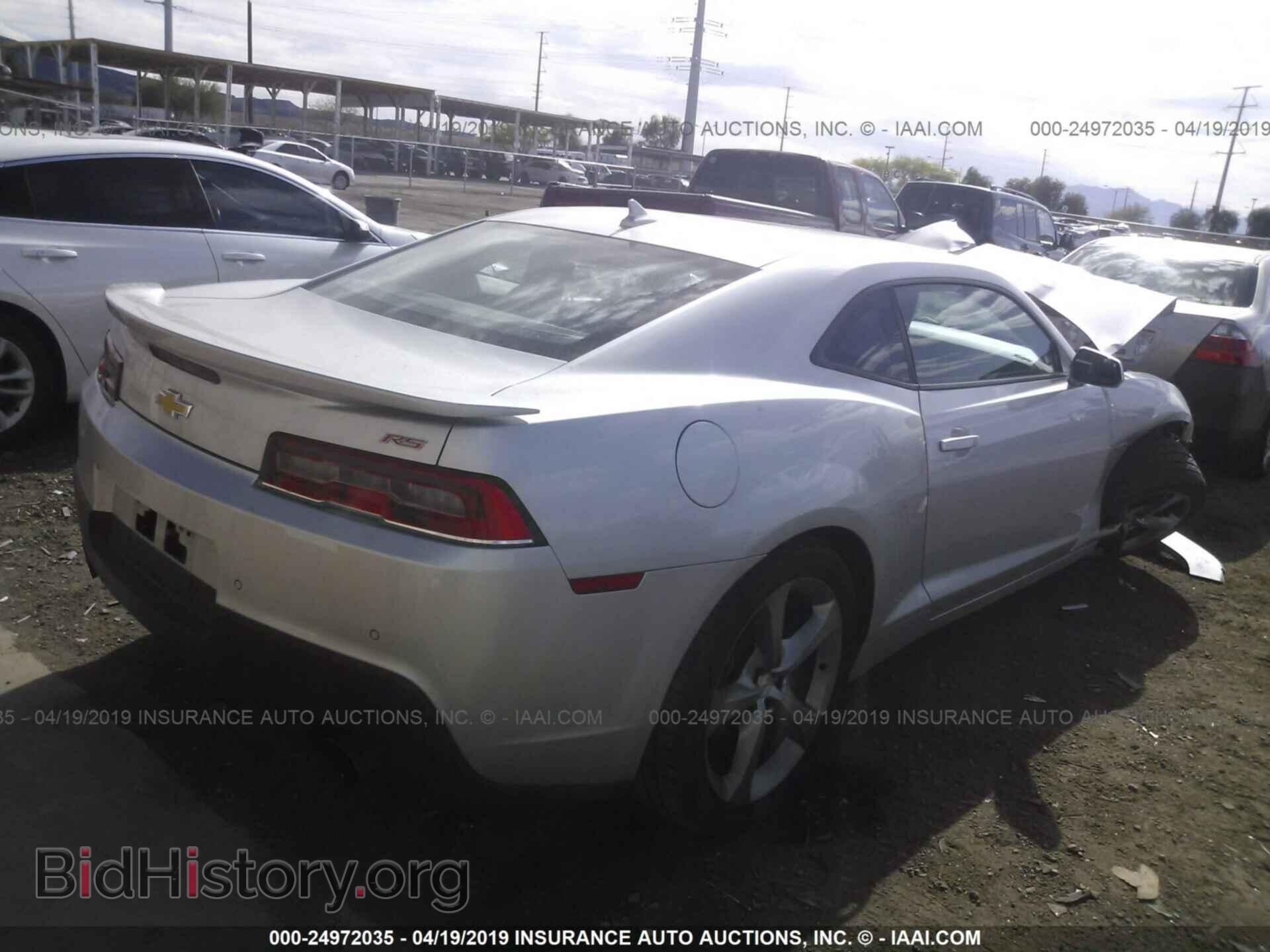2014 CHEVROLET CAMARO - VIN: 2G1FB1E33E9191464 - Фото 4