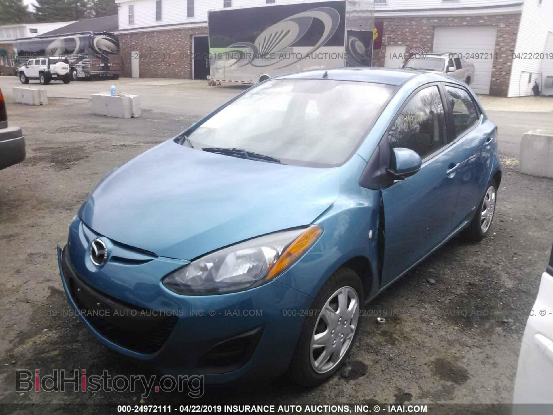 2011 MAZDA MAZDA2 - VIN: JM1DE1HZ7B0110686 - Фото 2