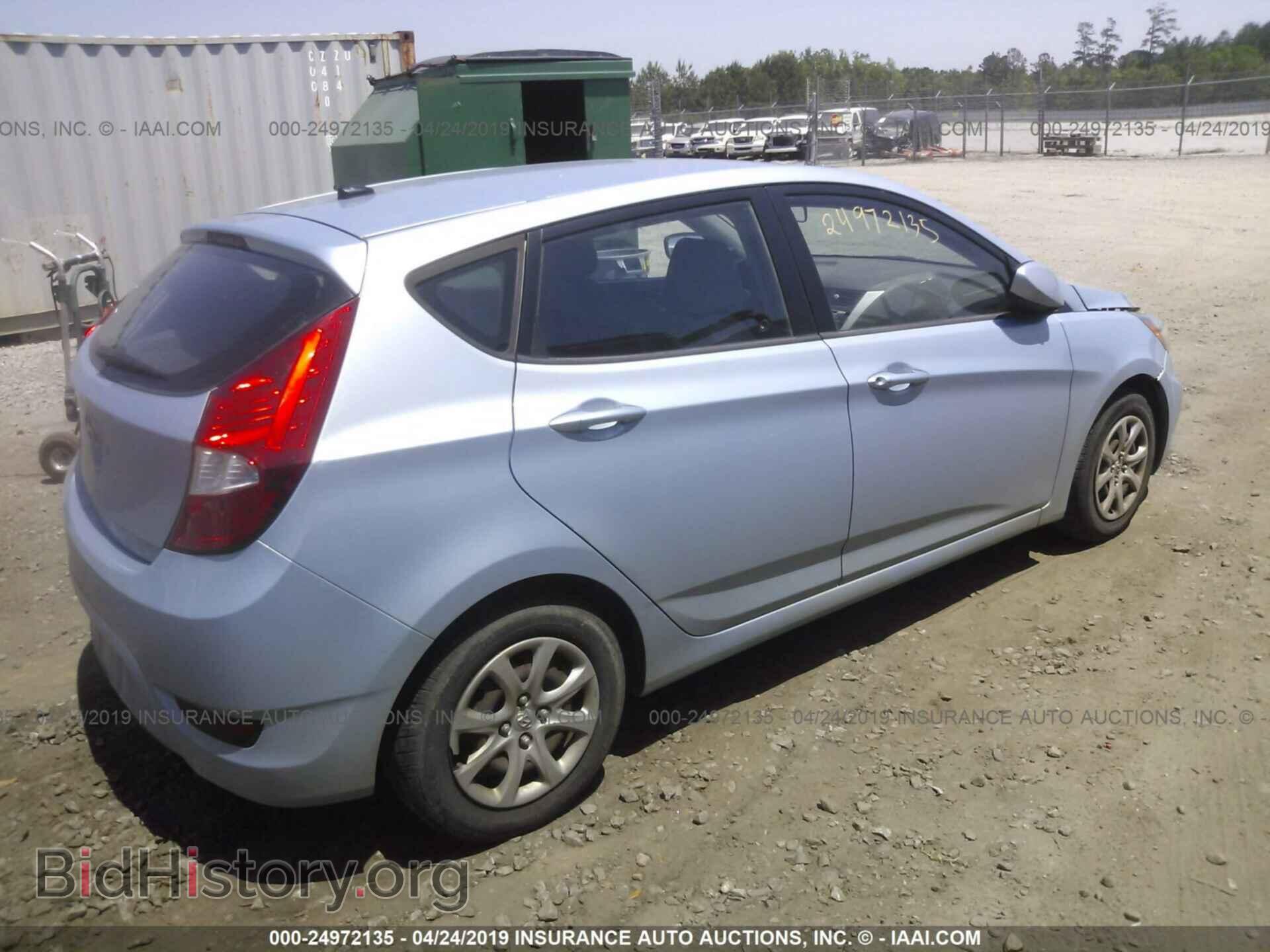 2012 HYUNDAI ACCENT - VIN: KMHCT5AE6CU002615 - Фото 4