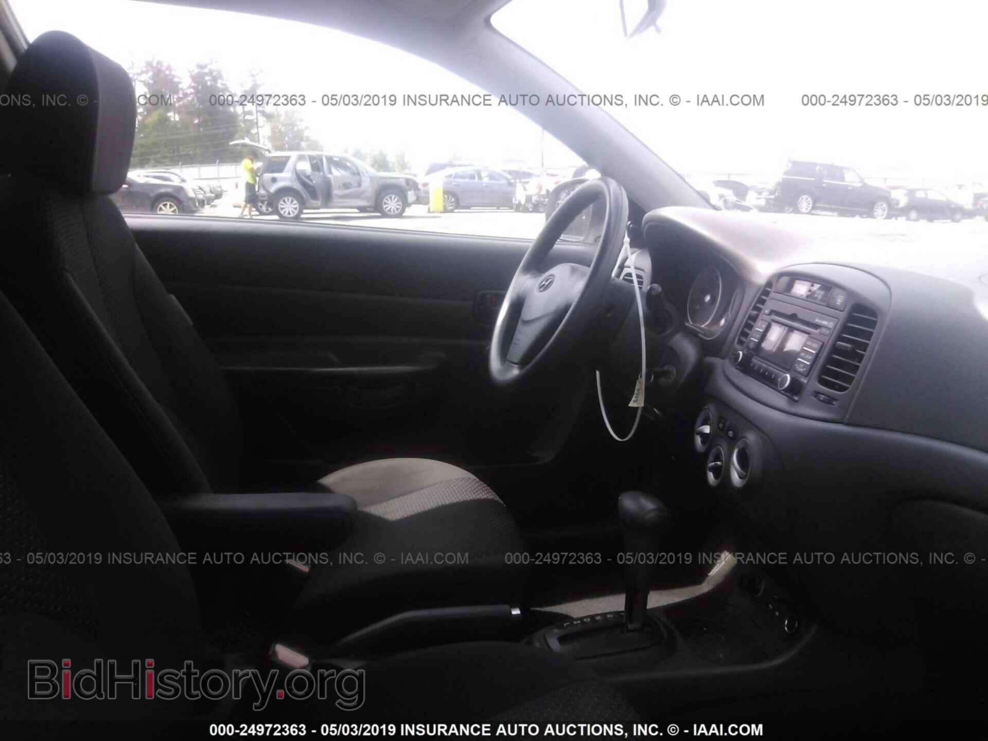 2011 HYUNDAI ACCENT - VIN: KMHCM3AC0BU186576 - Фото 5