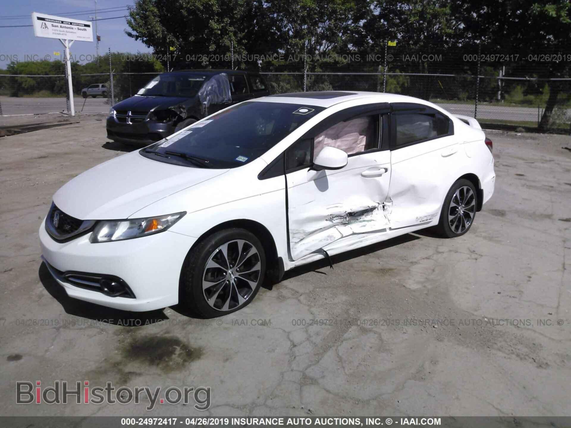 2013 HONDA CIVIC - VIN: 2HGFB6E56DH703438 - Фото 2