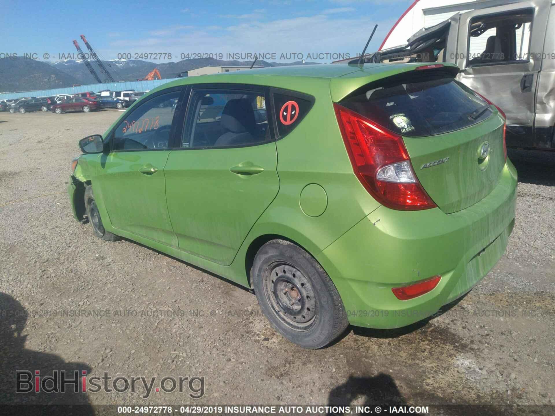 2014 HYUNDAI ACCENT - VIN: KMHCU5AE0EU145995 - Фото 3