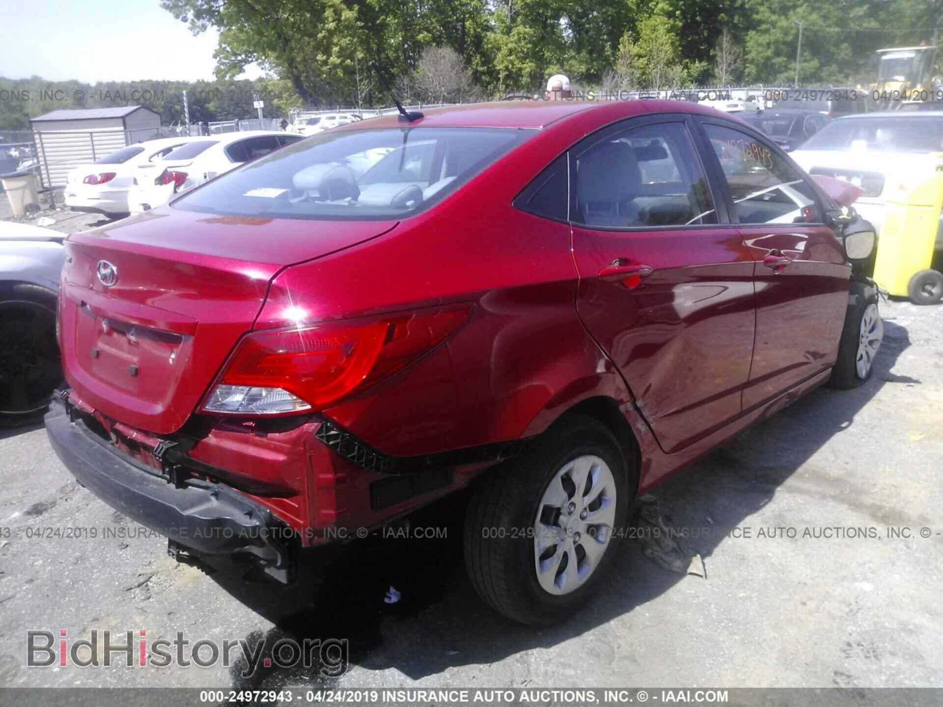 2015 HYUNDAI ACCENT - VIN: KMHCT4AE7FU935356 - Фото 4