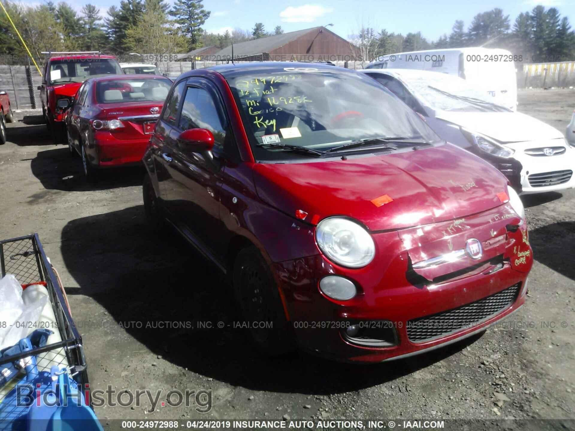 Фотография 3C3CFFBR6CT106085 - FIAT 500 2012