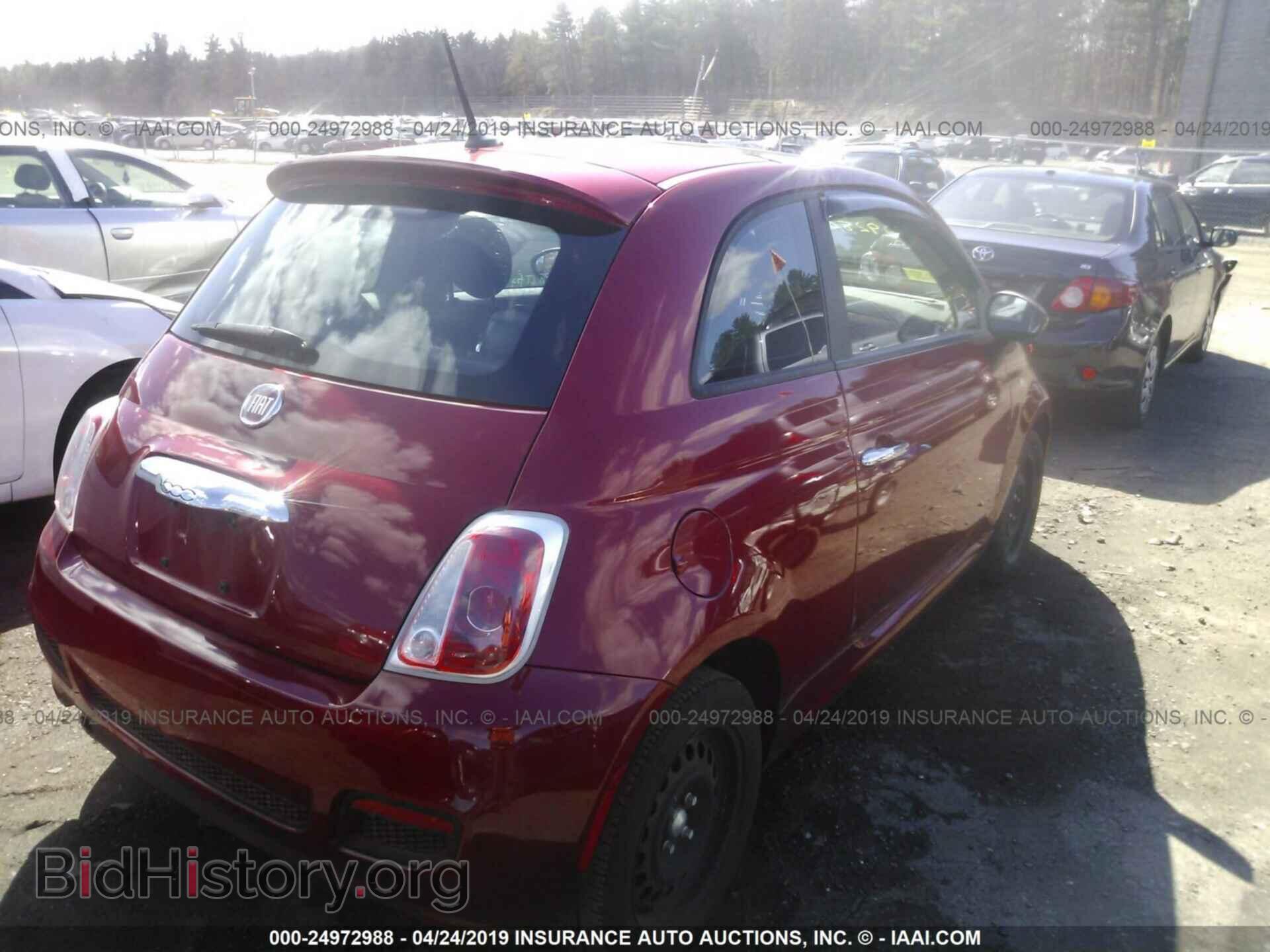 2012 FIAT 500 - VIN: 3C3CFFBR6CT106085 - Фото 4