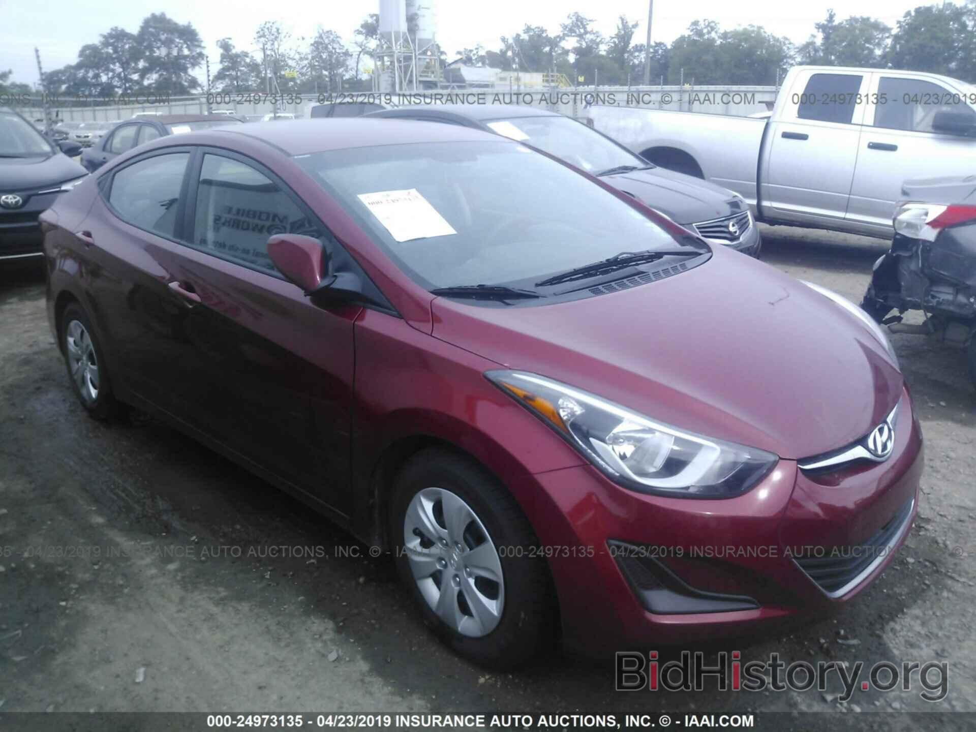 Photo 5NPDH4AEXGH793297 - HYUNDAI ELANTRA 2016