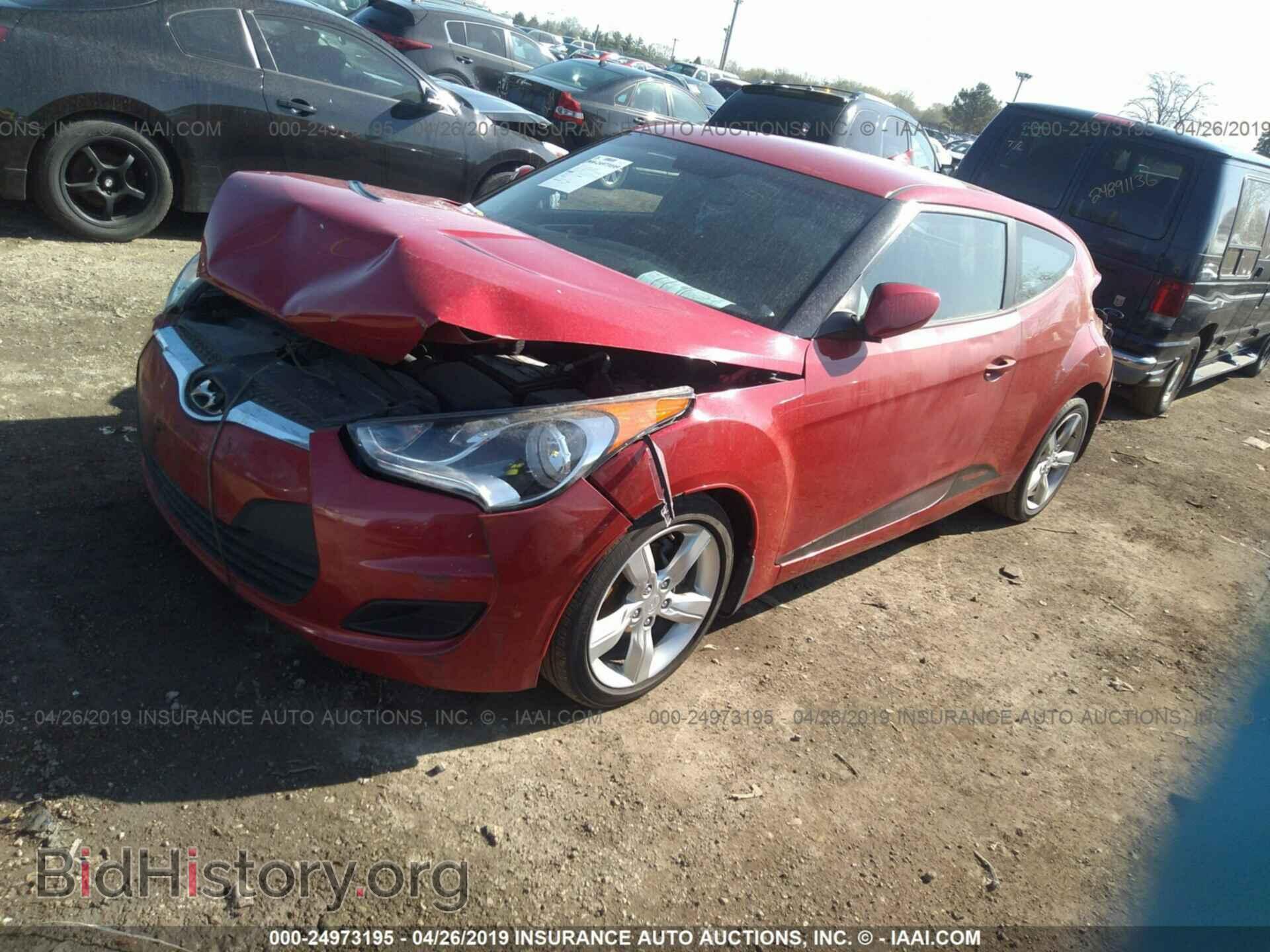 2012 HYUNDAI VELOSTER - VIN: KMHTC6AD2CU064929 - Фото 2