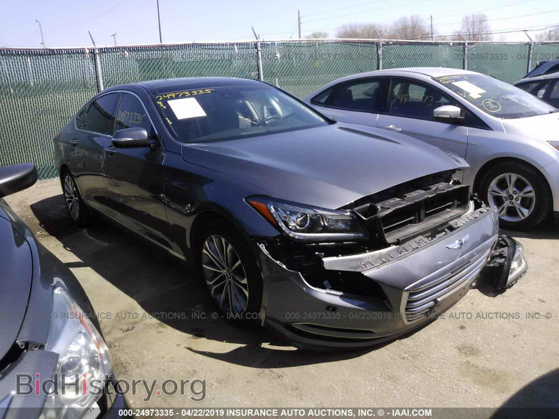 Photo KMHGN4JE2FU018045 - HYUNDAI GENESIS 2015