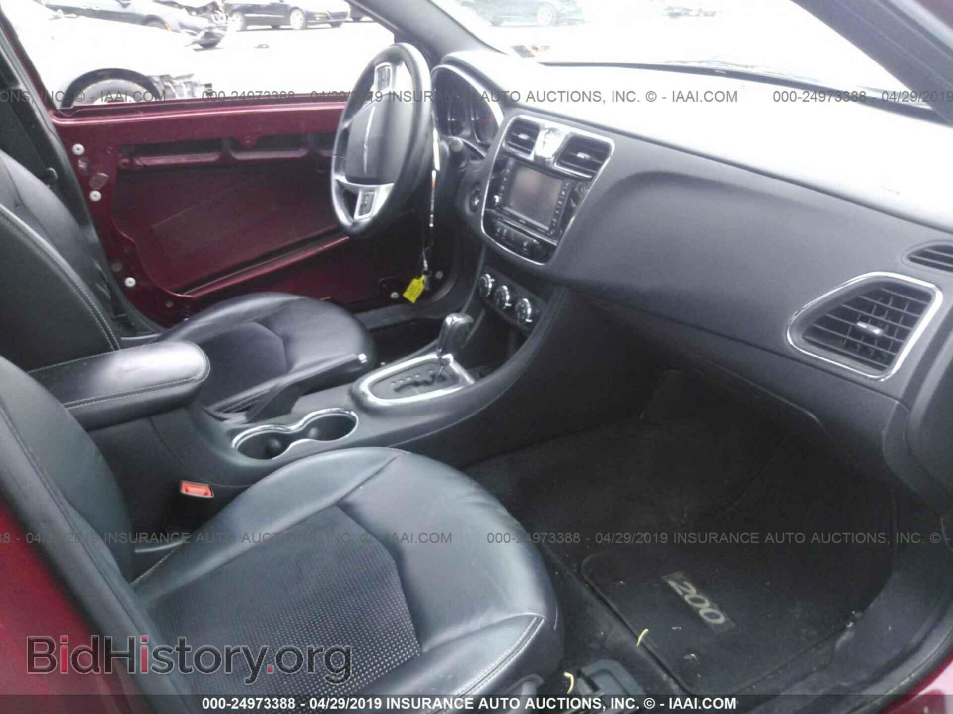2012 CHRYSLER 200 - VIN: 1C3CCBHG5CN106683 - Фото 5