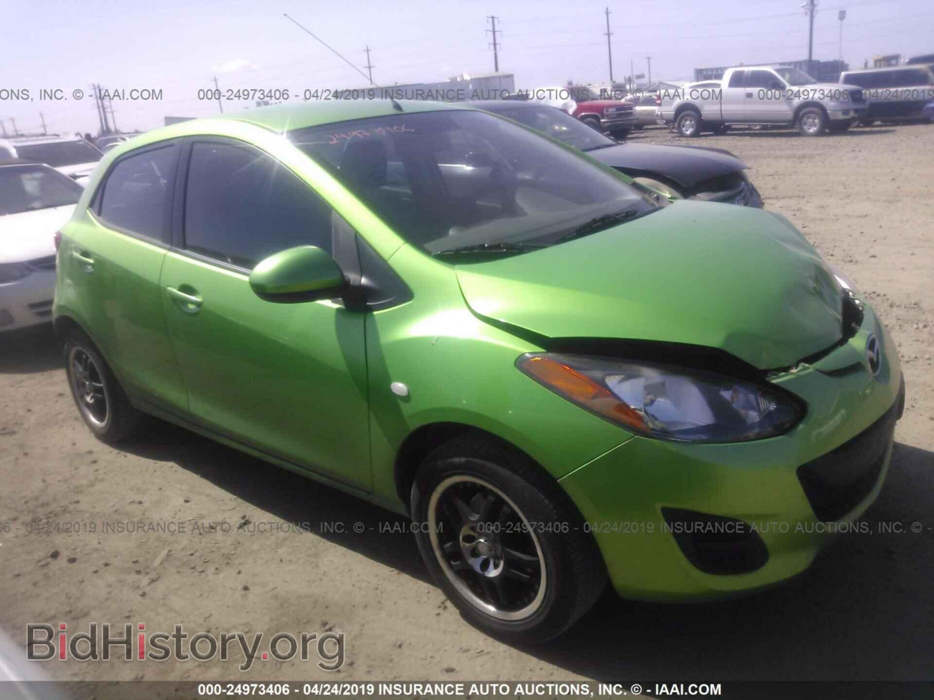 Photo JM1DE1KZ7C0144511 - MAZDA MAZDA2 2012