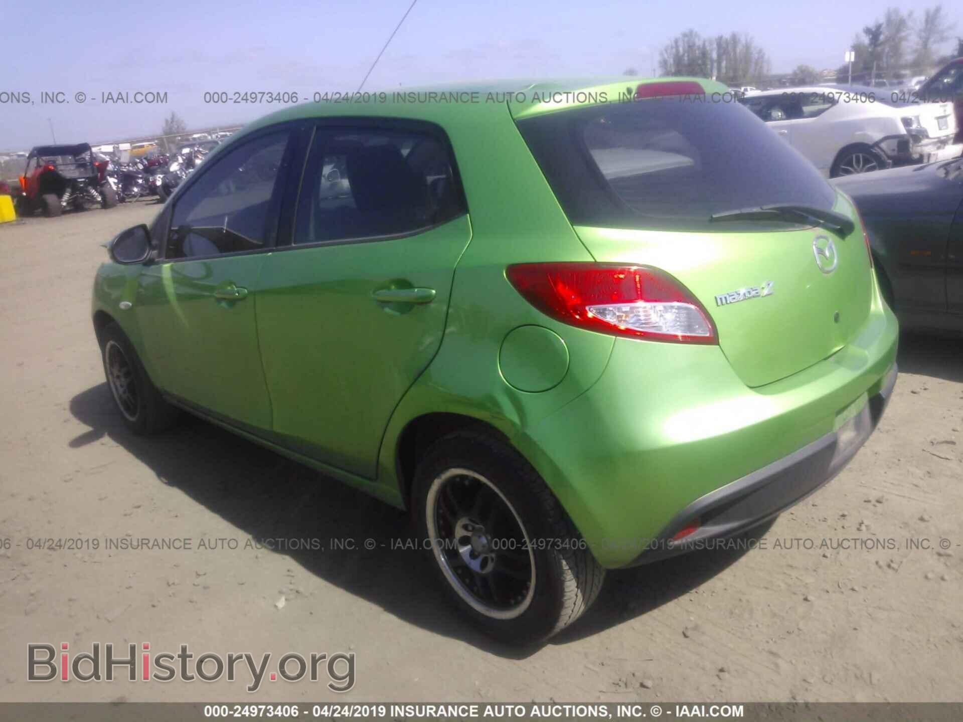 2012 MAZDA MAZDA2 - VIN: JM1DE1KZ7C0144511 - Фото 3