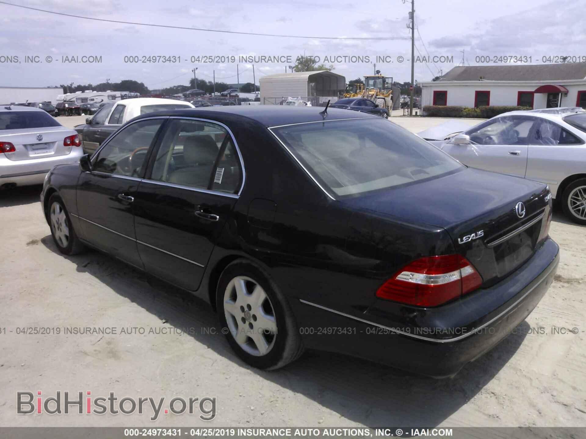2004 LEXUS LS - VIN: JTHBN36F140162442 - Фото 3