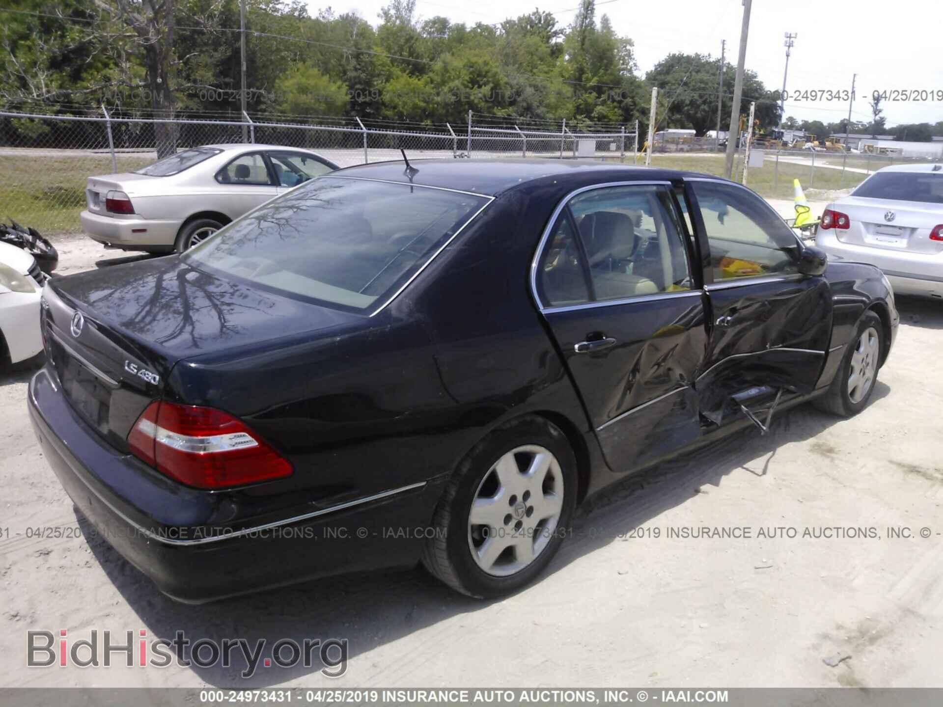 2004 LEXUS LS - VIN: JTHBN36F140162442 - Фото 4