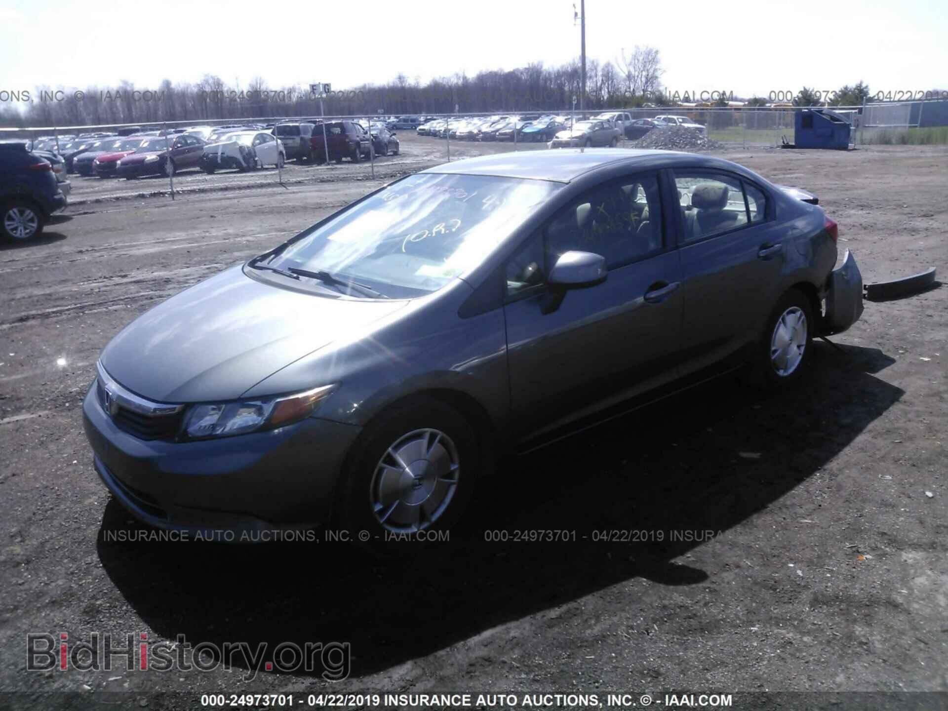 2012 HONDA CIVIC - VIN: 2HGFB2F66CH518286 - Фото 2