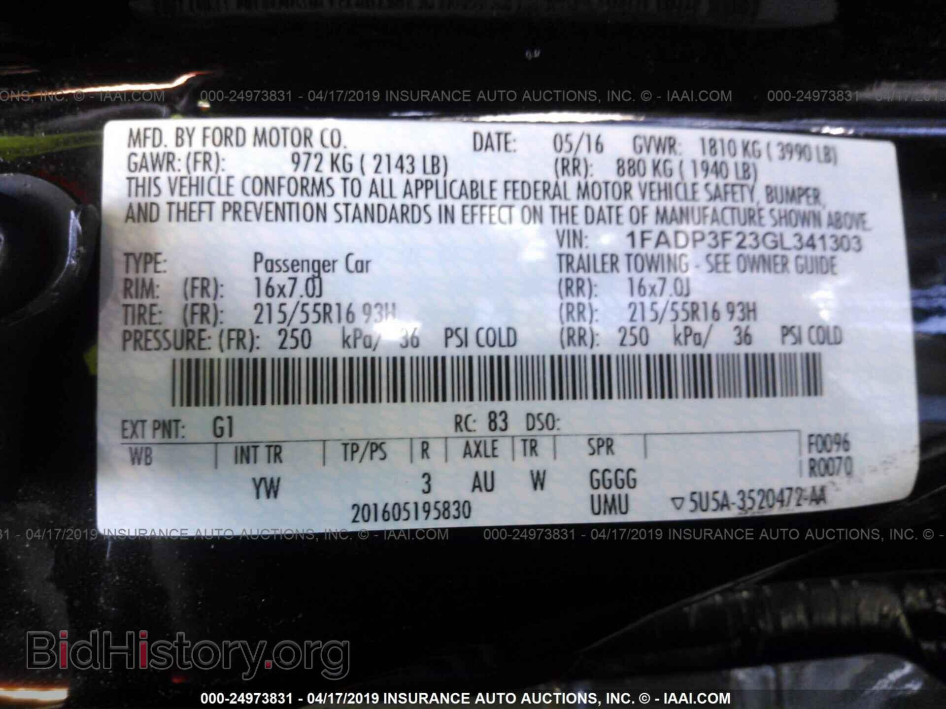 2016 FORD FOCUS - VIN: 1FADP3F23GL341303 - Photo 9
