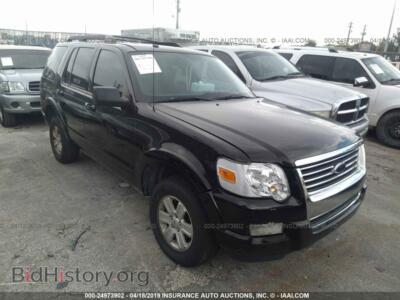 2010 Ford EXPLORER XLT, черный — VIN 1FMEU7DE6AUA48455, IAAI