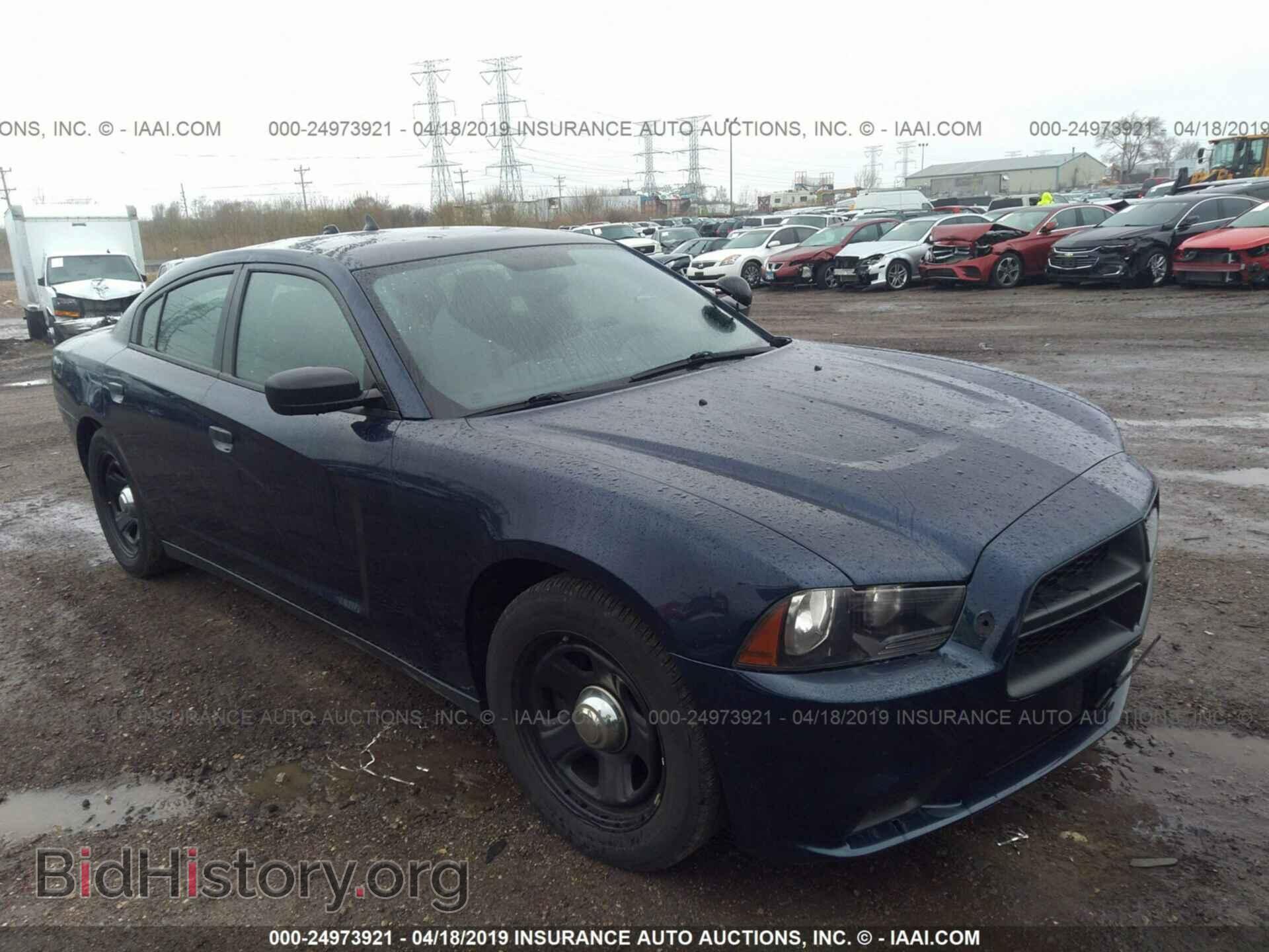 Photo 2C3CDXAT6CH278392 - DODGE CHARGER 2012