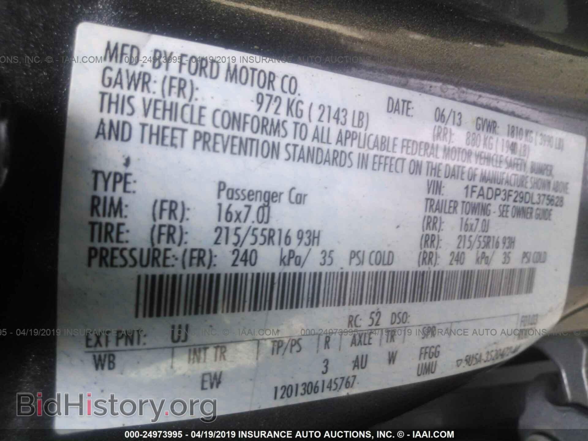 2013 FORD FOCUS - VIN: 1FADP3F29DL375628 - Photo 9