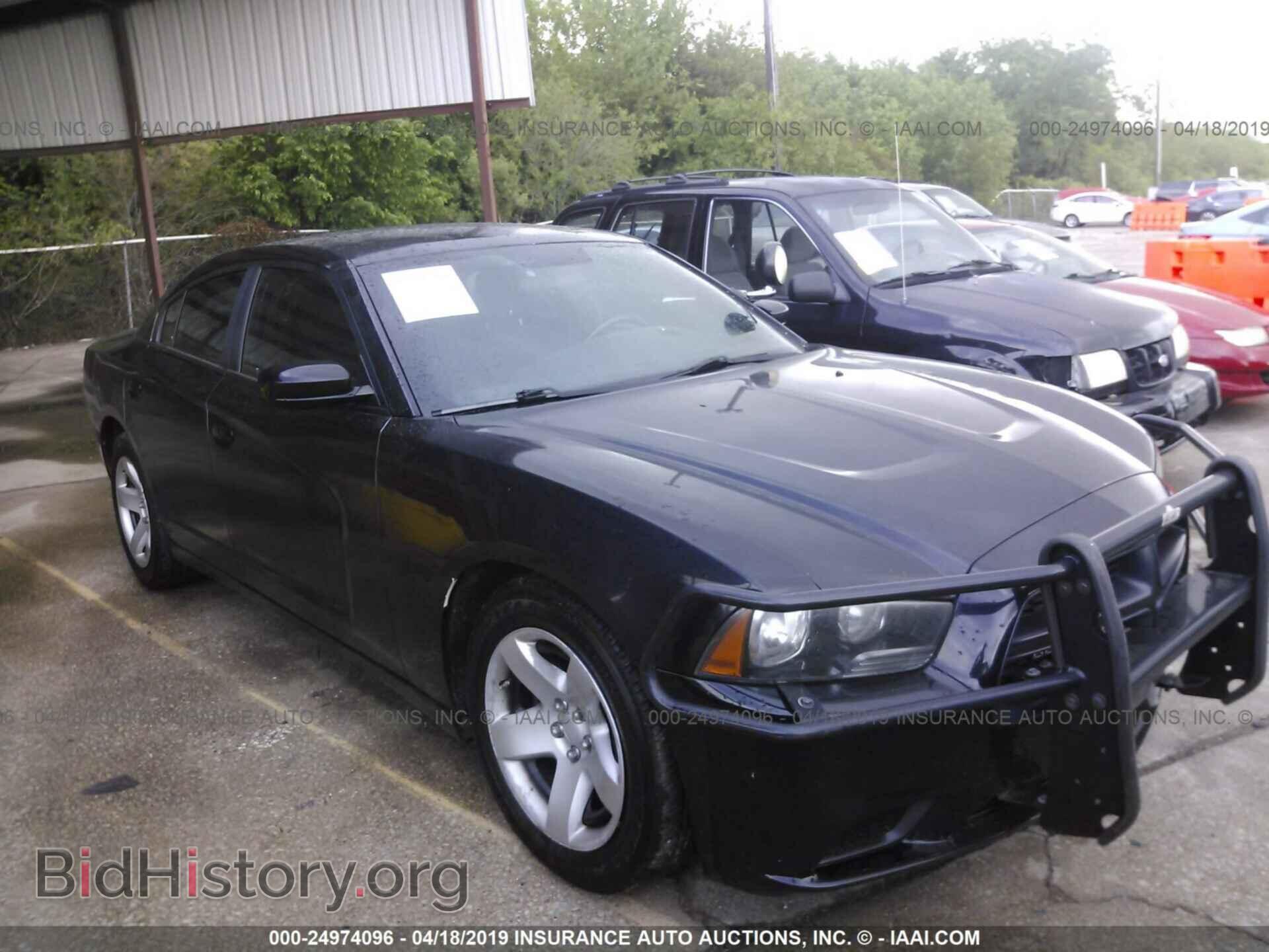 Photo 2C3CDXAT1CH141974 - DODGE CHARGER 2012