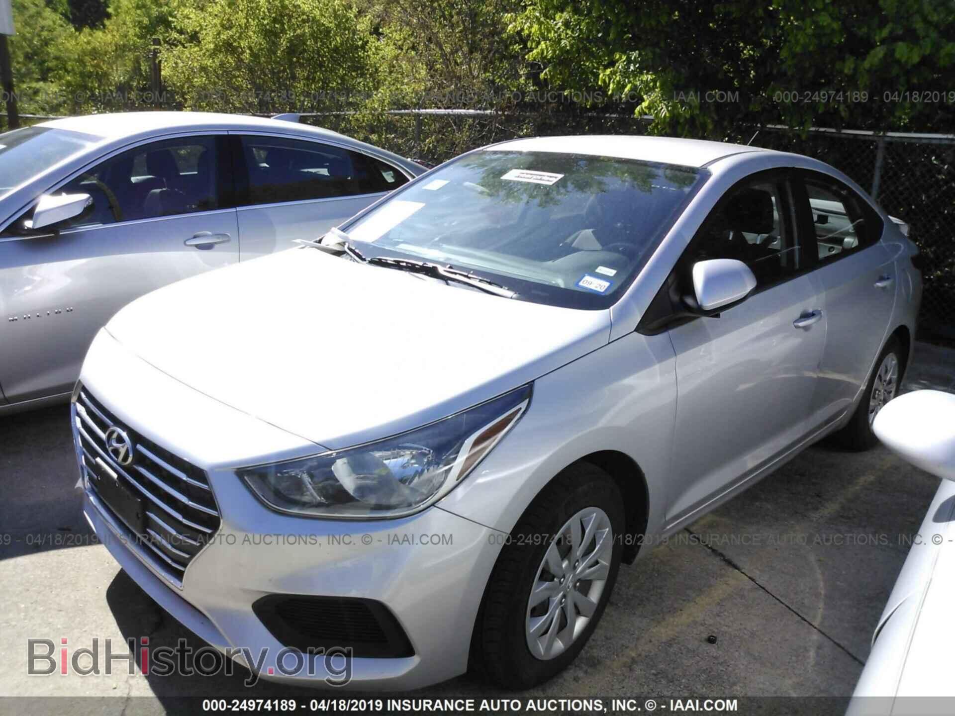 2019 HYUNDAI ACCENT - VIN: 3KPC24A30KE052472 - Фото 2