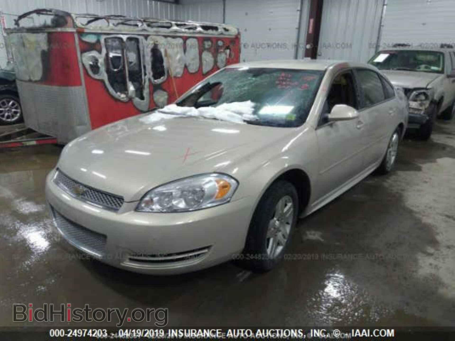 2012 CHEVROLET IMPALA - VIN: 2G1WB5E32C1153016 - Фото 2