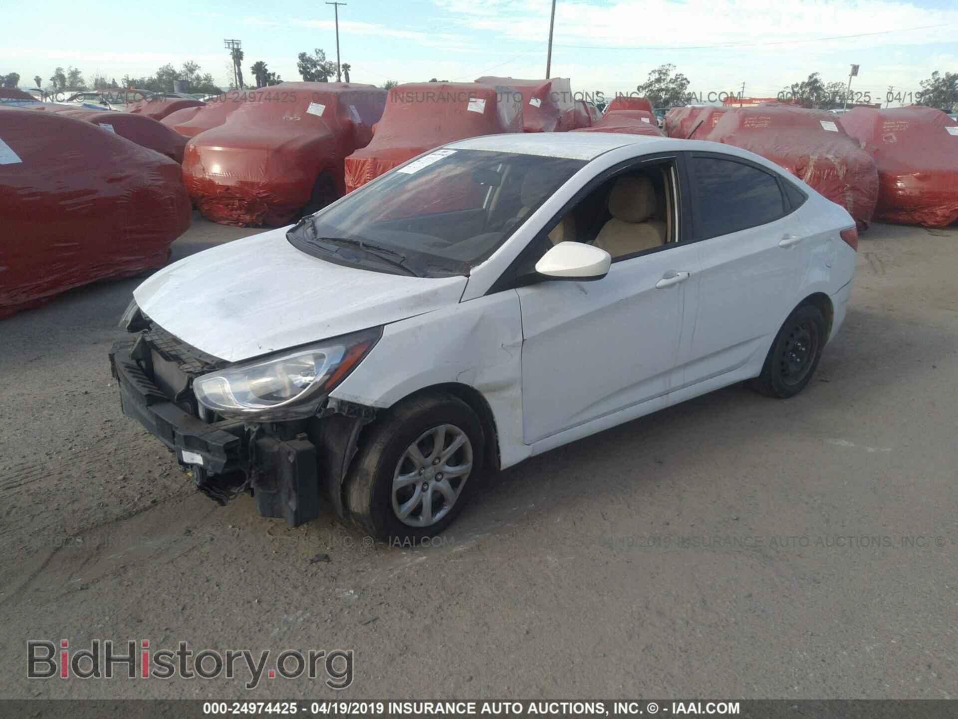2014 HYUNDAI ACCENT - VIN: KMHCT4AE4EU663556 - Фото 2