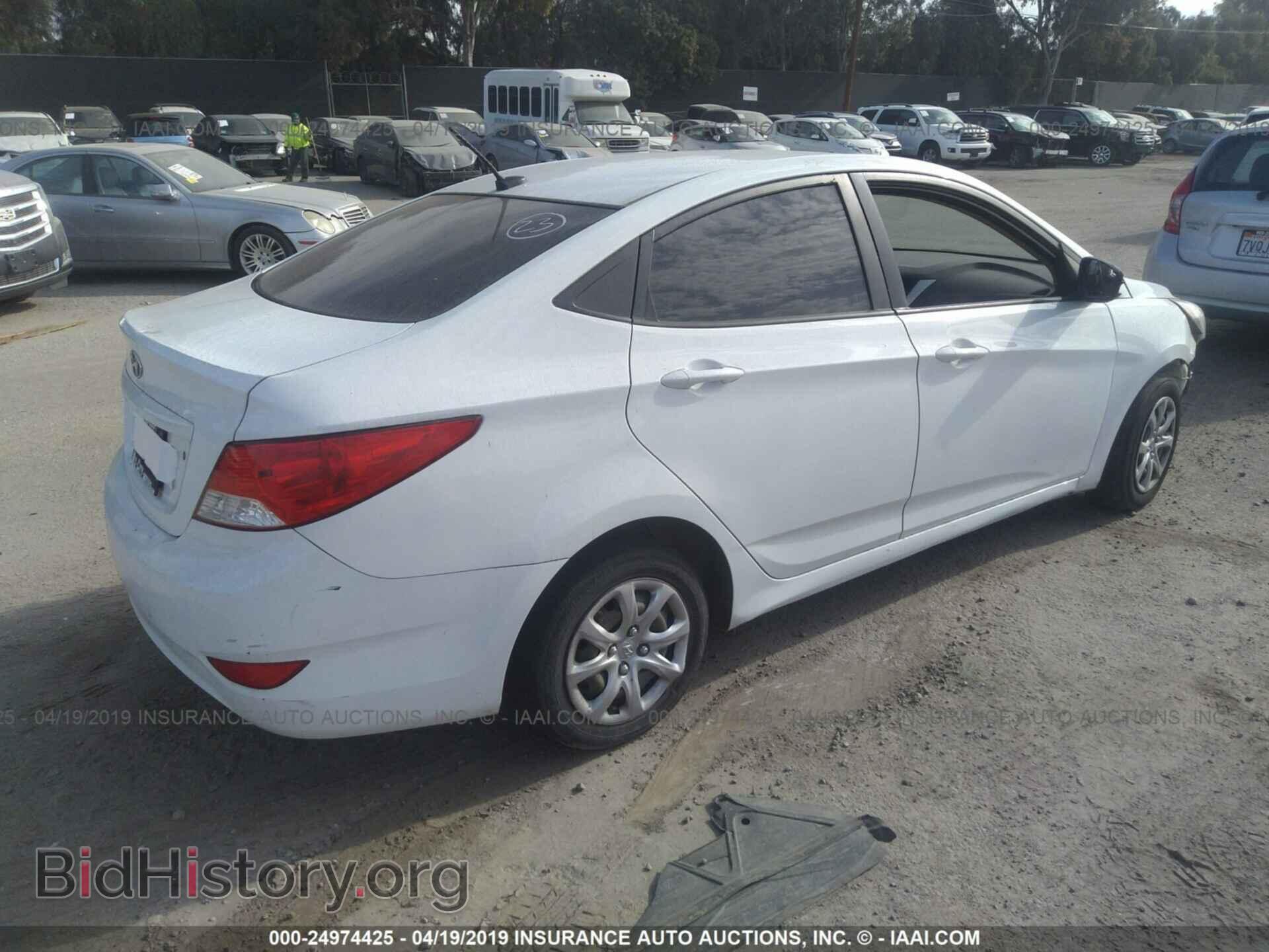 2014 HYUNDAI ACCENT - VIN: KMHCT4AE4EU663556 - Фото 4