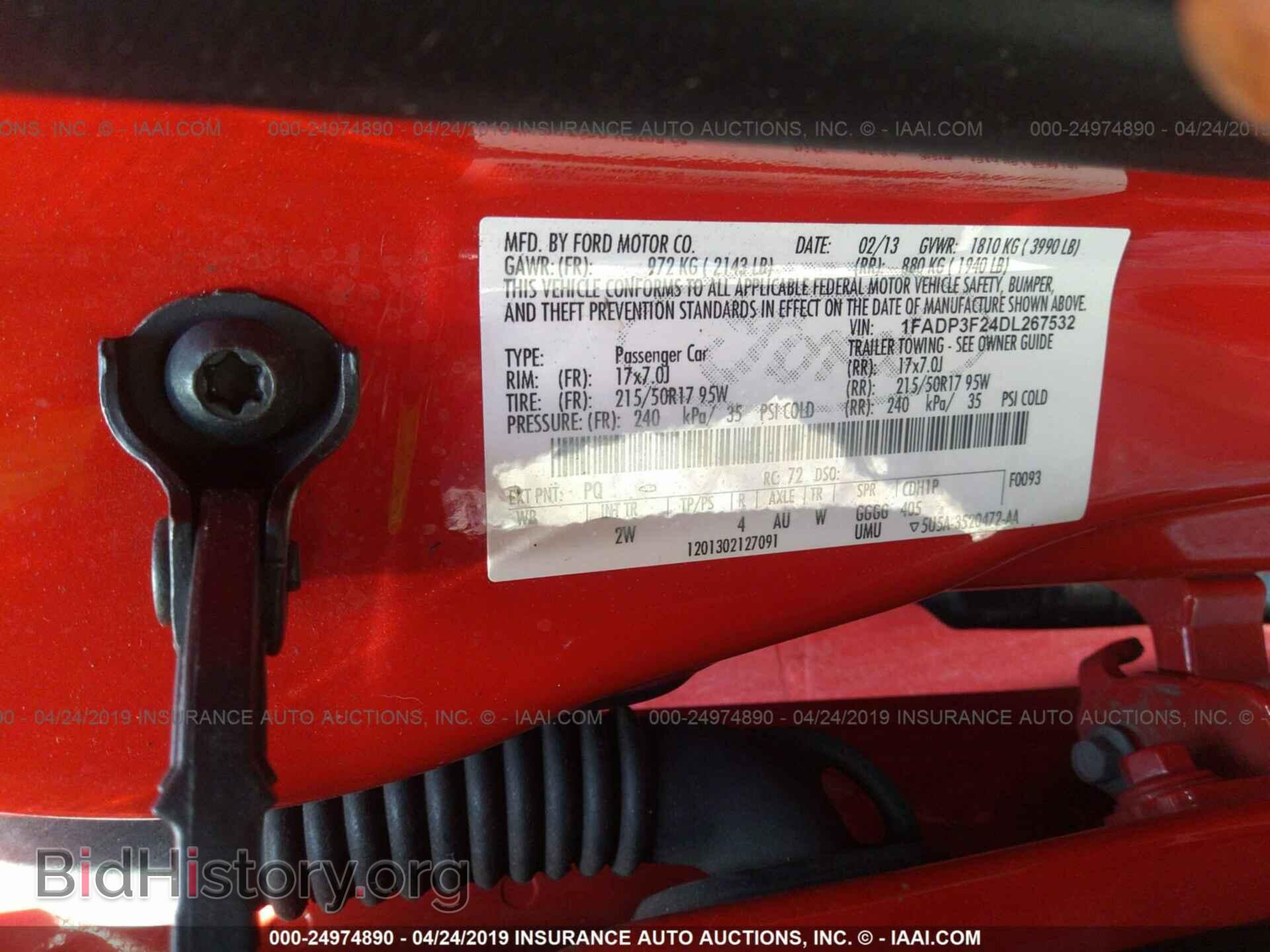 2013 FORD FOCUS - VIN: 1FADP3F24DL267532 - Photo 9