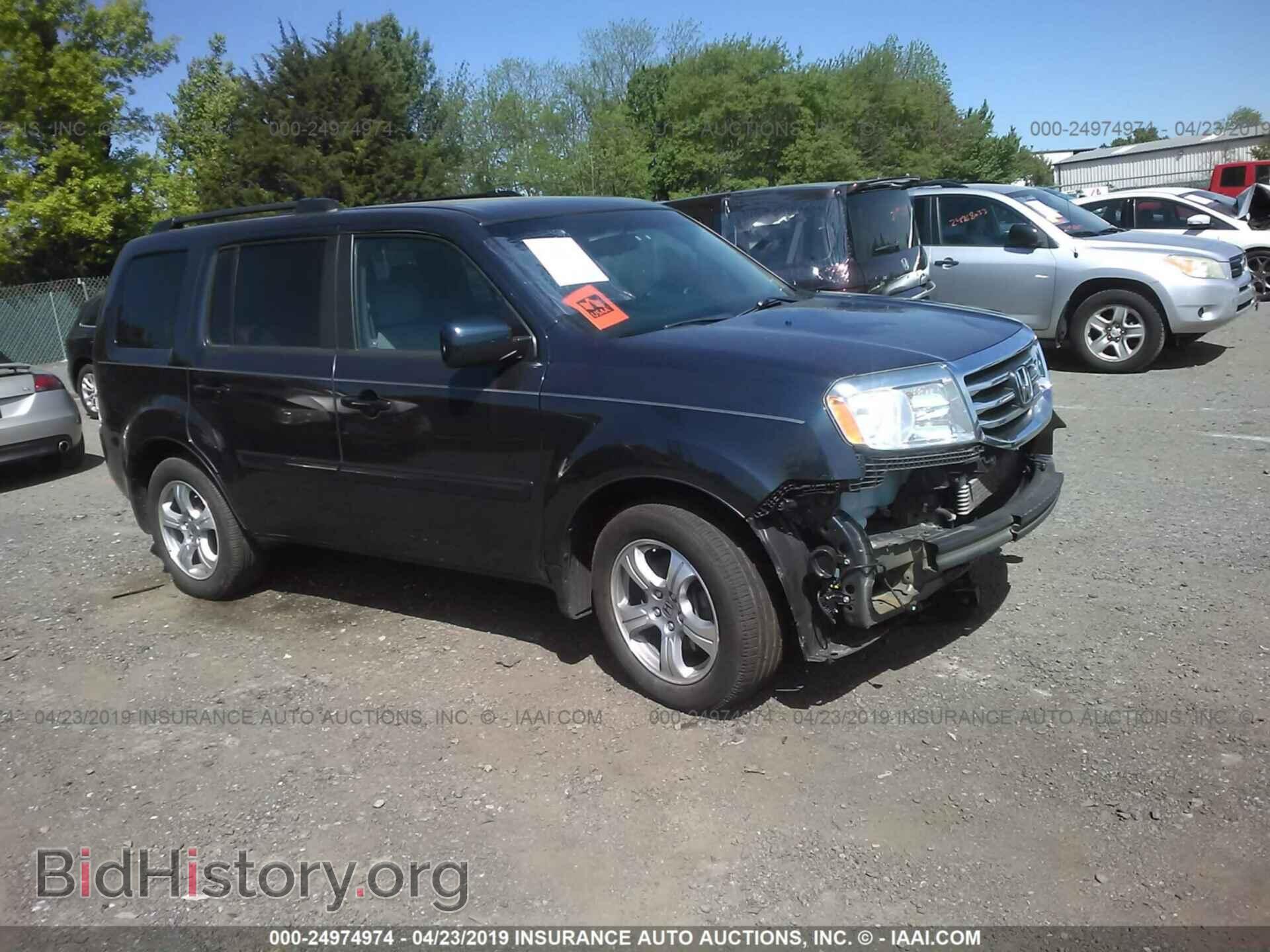 Фотография 5FNYF4H55CB058362 - HONDA PILOT 2012