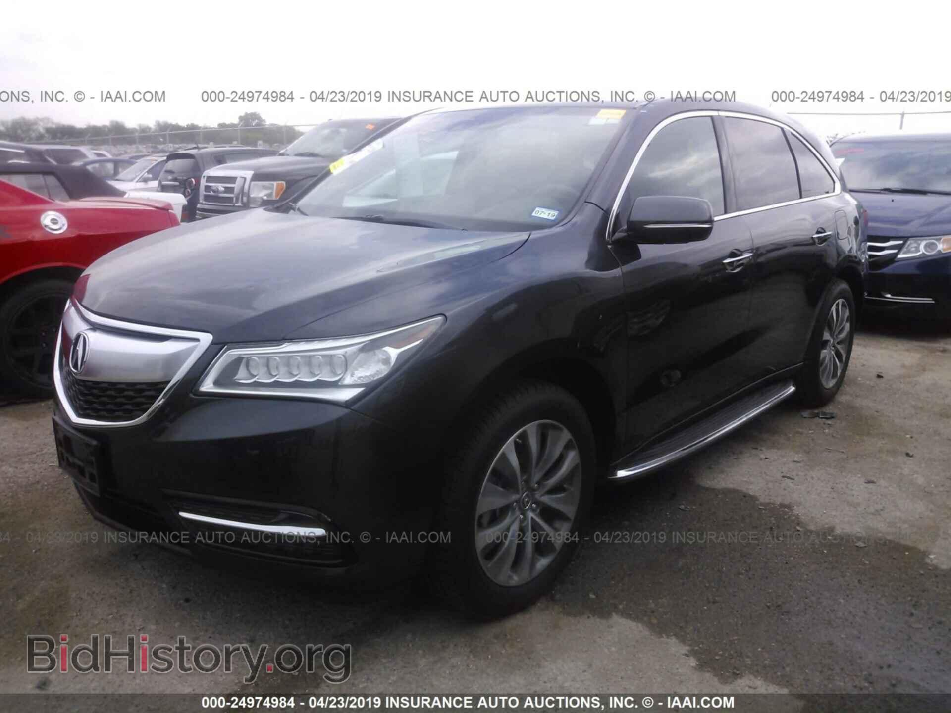 2014 ACURA MDX - VIN: 5FRYD3H43EB005037 - Фото 2