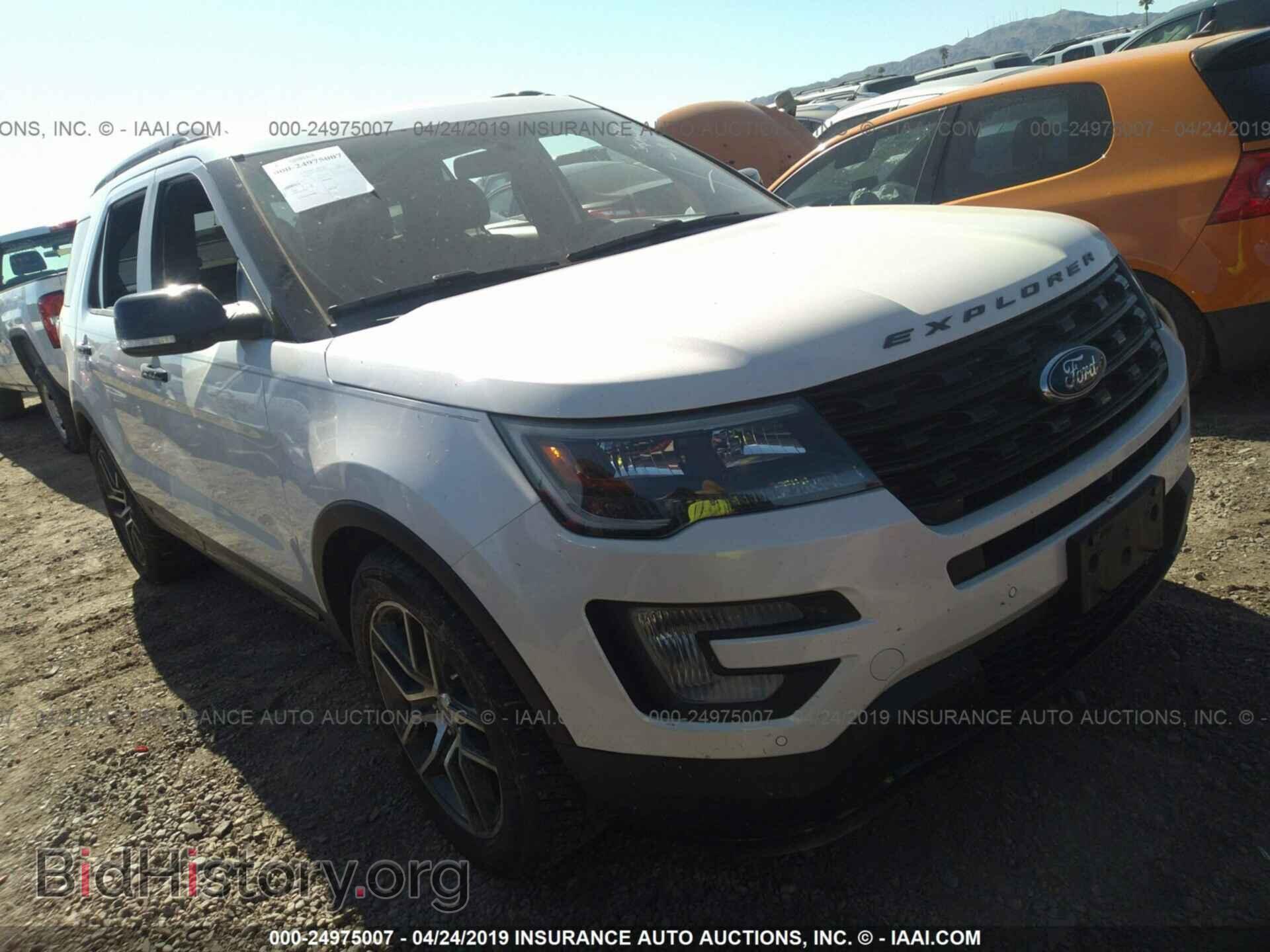 Фотография 1FM5K8GT9GGD14242 - FORD EXPLORER 2016