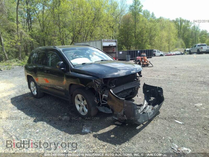 2012 Jeep COMPASS SPORT (VIN 1C4NJDBB7CD676516) — фото 1 из 10, IAAI, повреждение: передняя часть