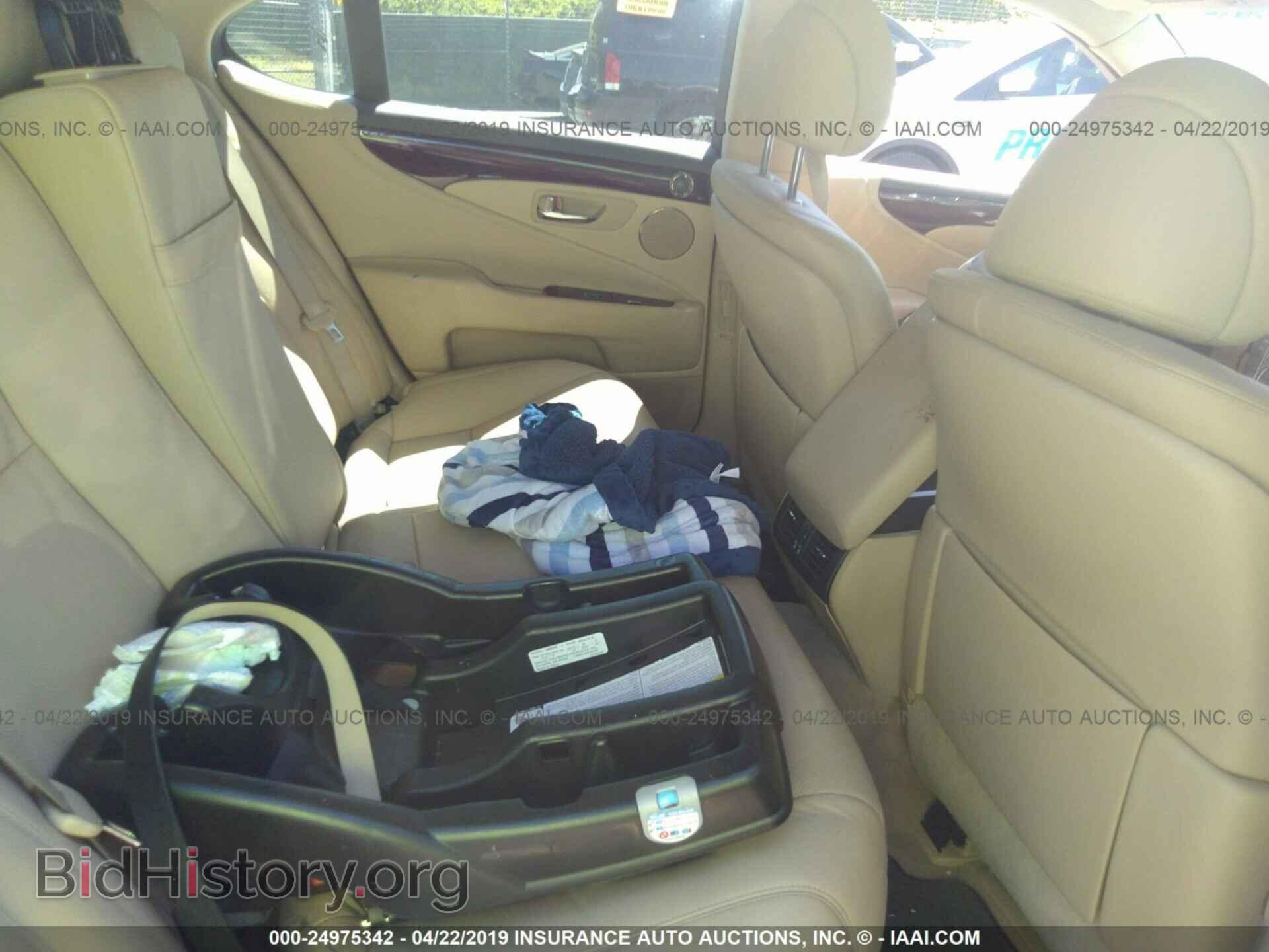 2008 LEXUS LS - VIN: JTHBL46F385060340 - Фото 8