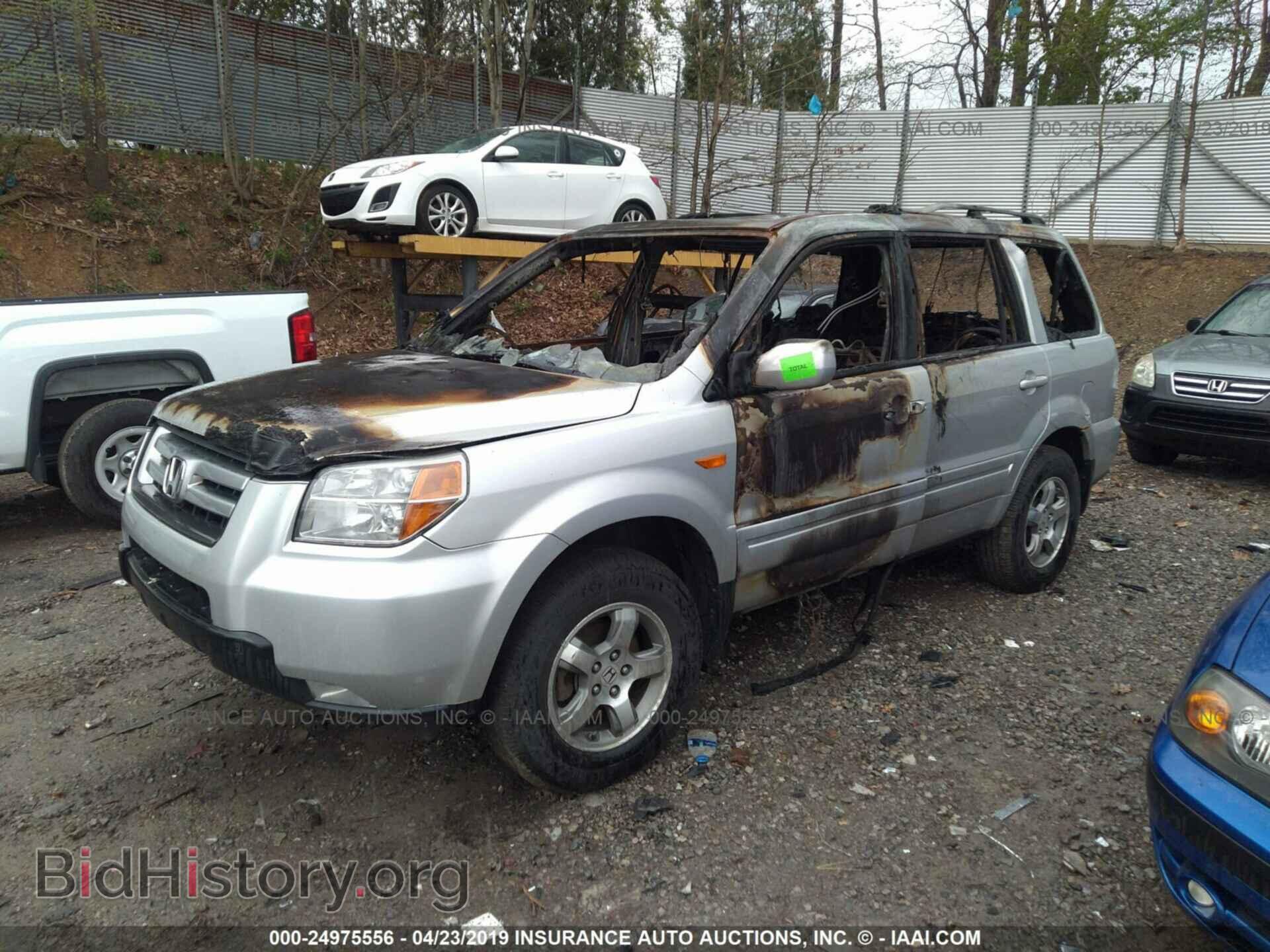2007 HONDA PILOT - VIN: 2HKYF18597H522324 - Фото 2