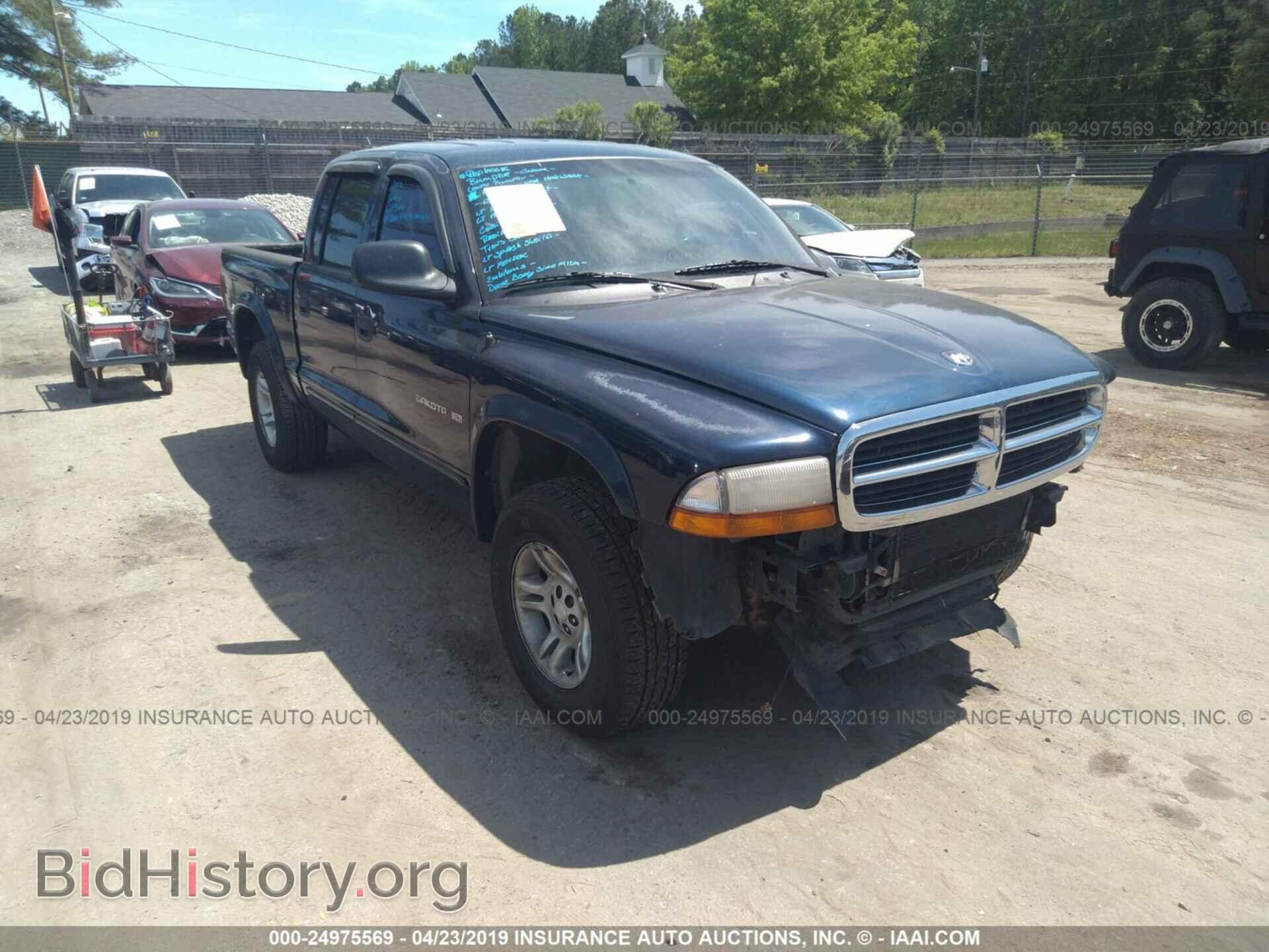 Photo 1B7GG2ANX1S108499 - DODGE DAKOTA 2001