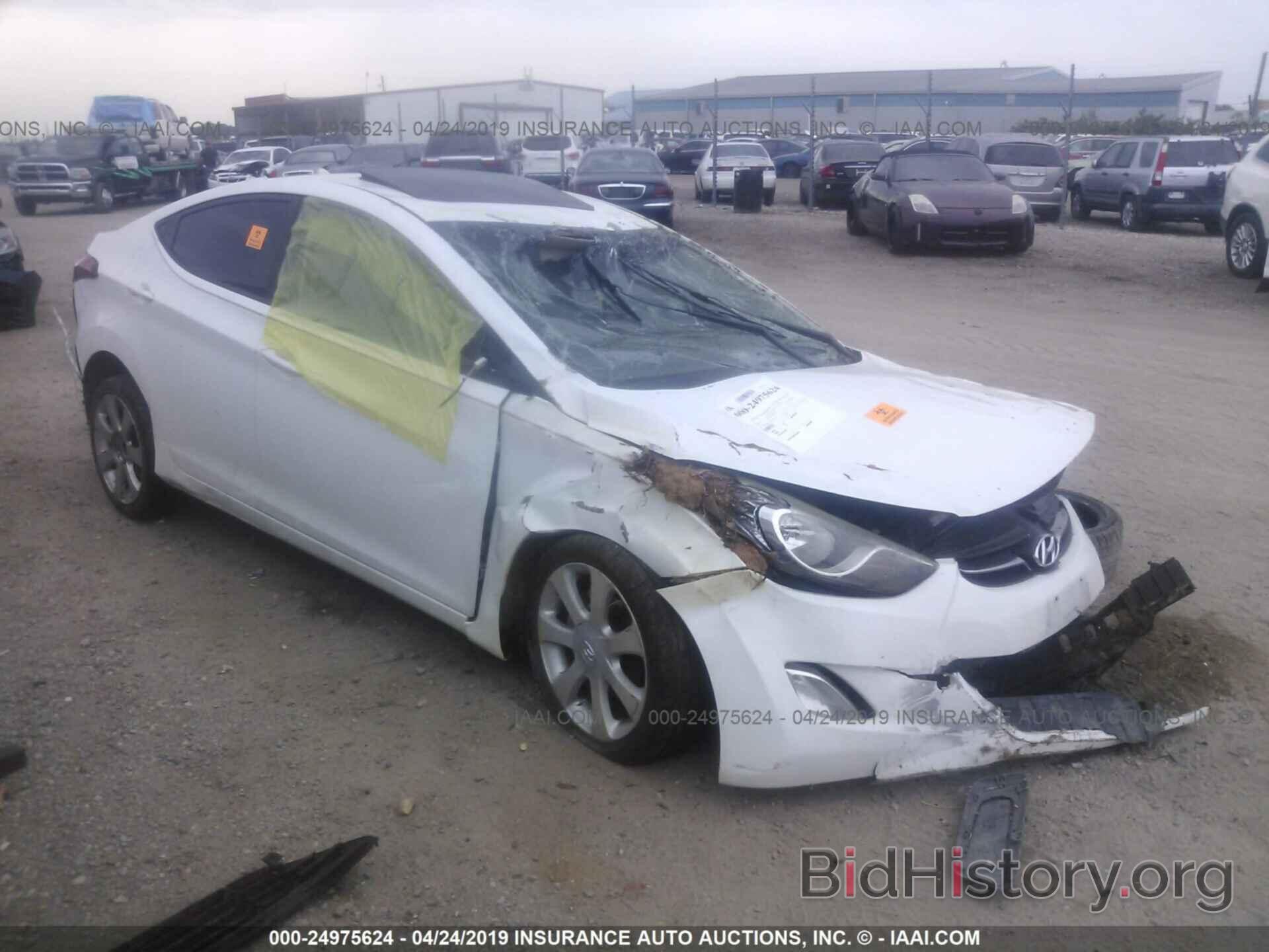 Photo 5NPDH4AEXCH148935 - HYUNDAI ELANTRA 2012