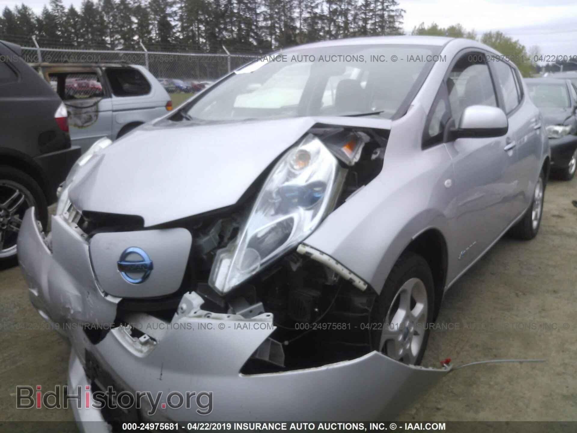 2012 NISSAN LEAF - VIN: JN1AZ0CP8CT015872 - Фото 2