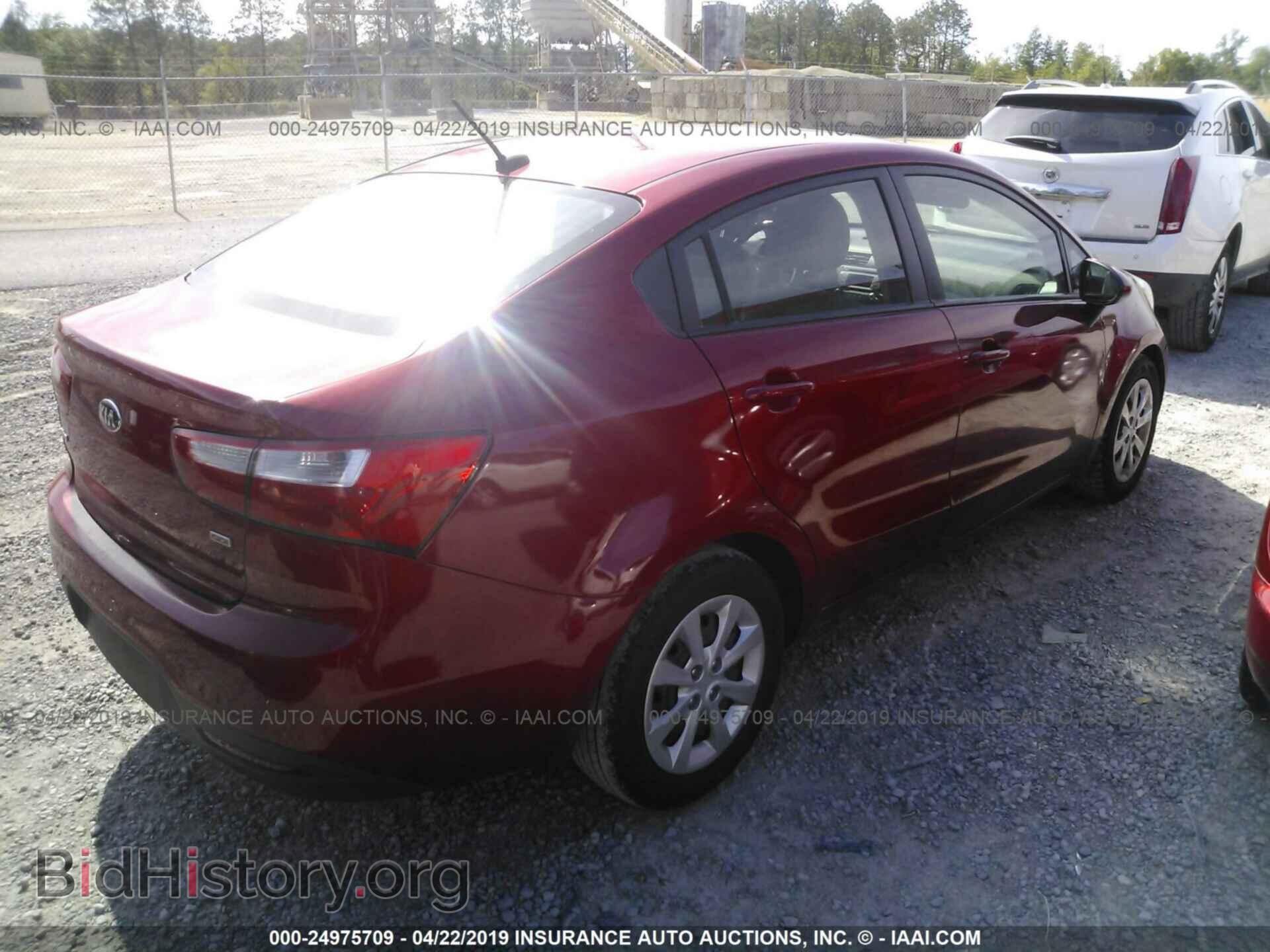 2014 KIA RIO - VIN: KNADM4A36E6384387 - Фото 4