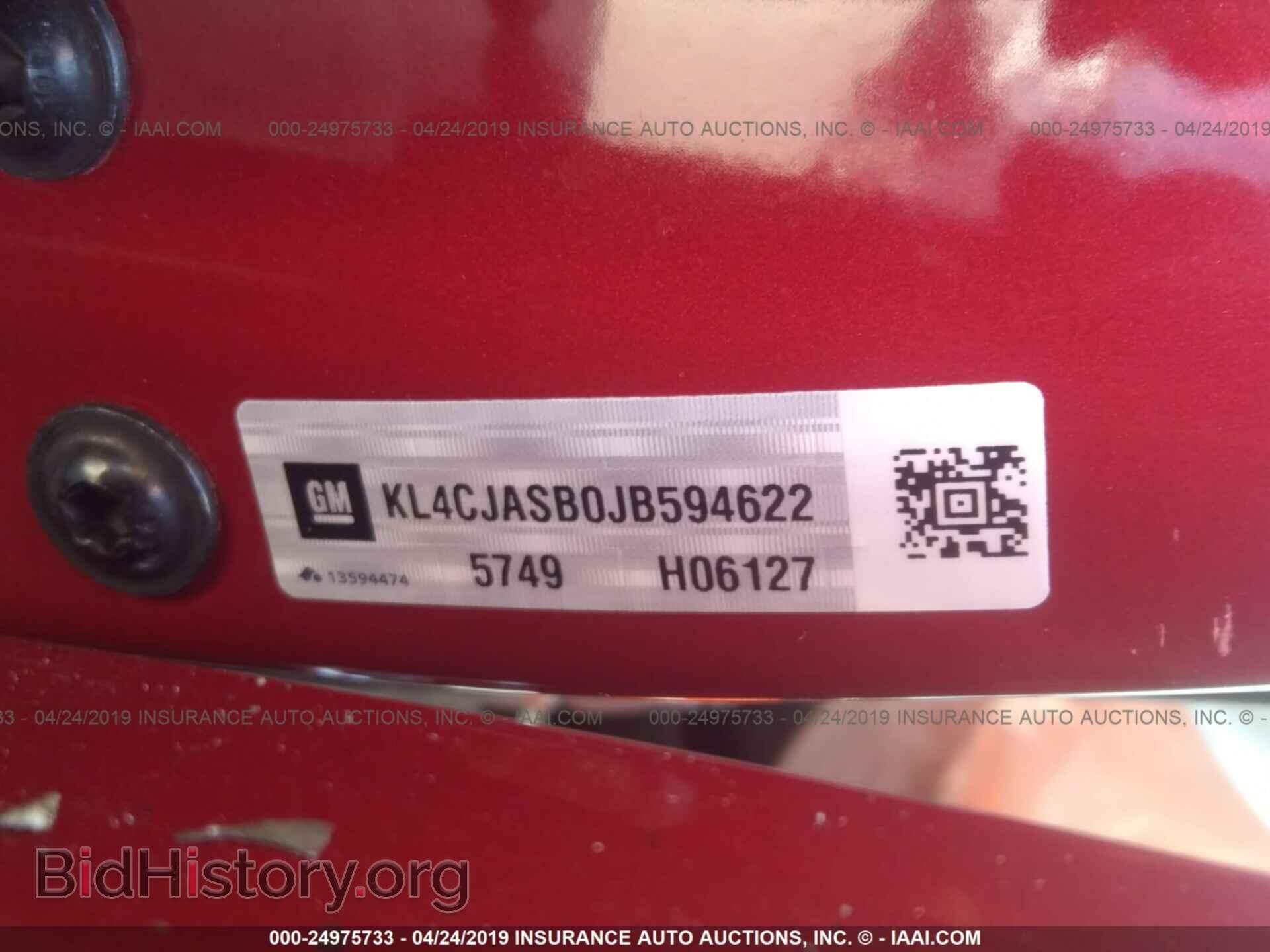 2018 BUICK ENCORE - VIN: KL4CJASB0JB594622 - Photo 9
