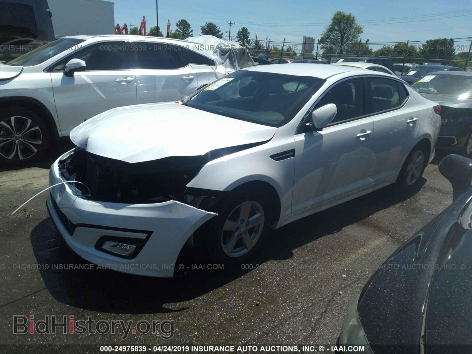 2015 KIA OPTIMA - VIN: 5XXGM4A78FG366074 - Фото 2