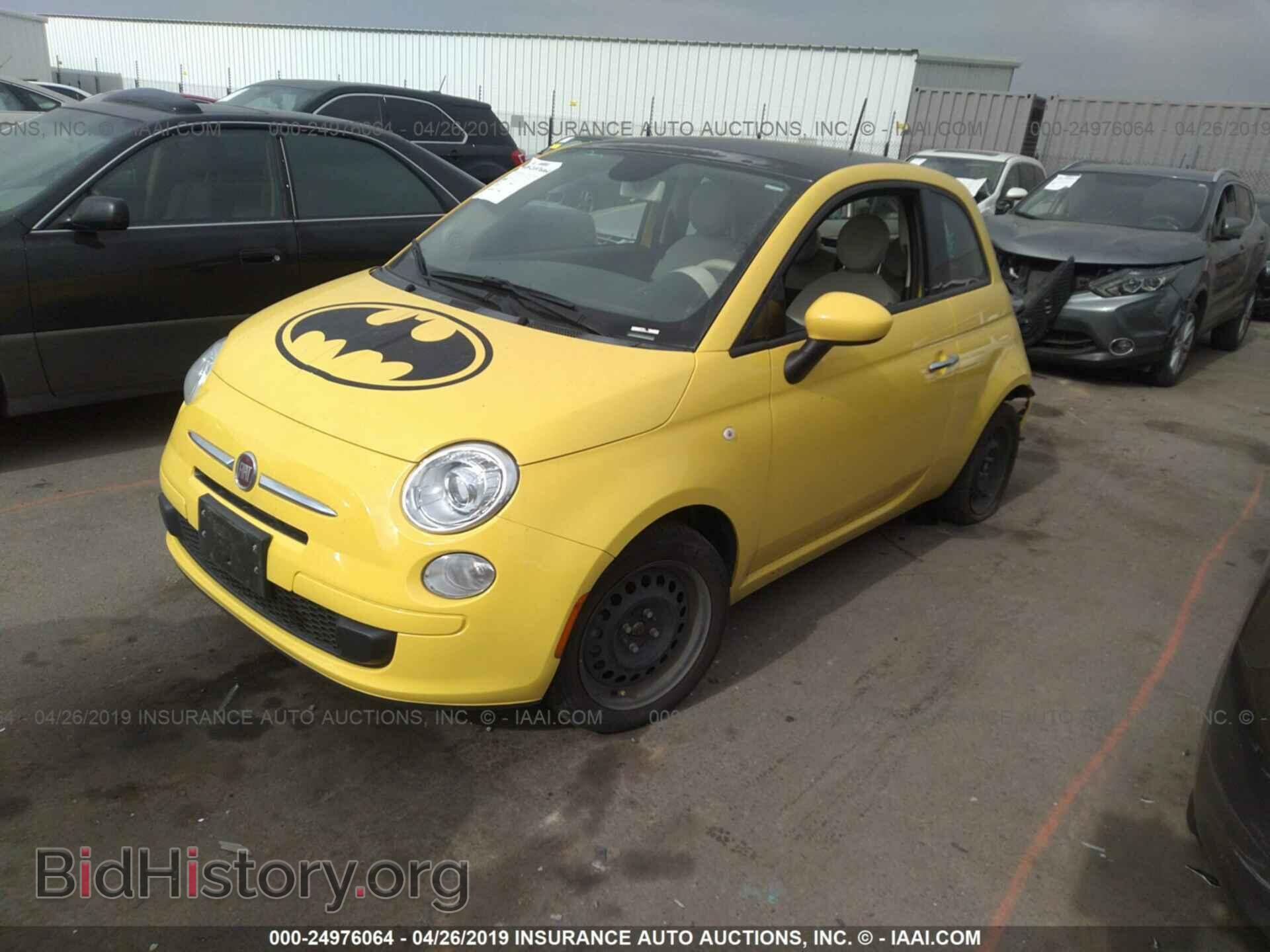 2013 FIAT 500 - VIN: 3C3CFFAR0DT741144 - Фото 2