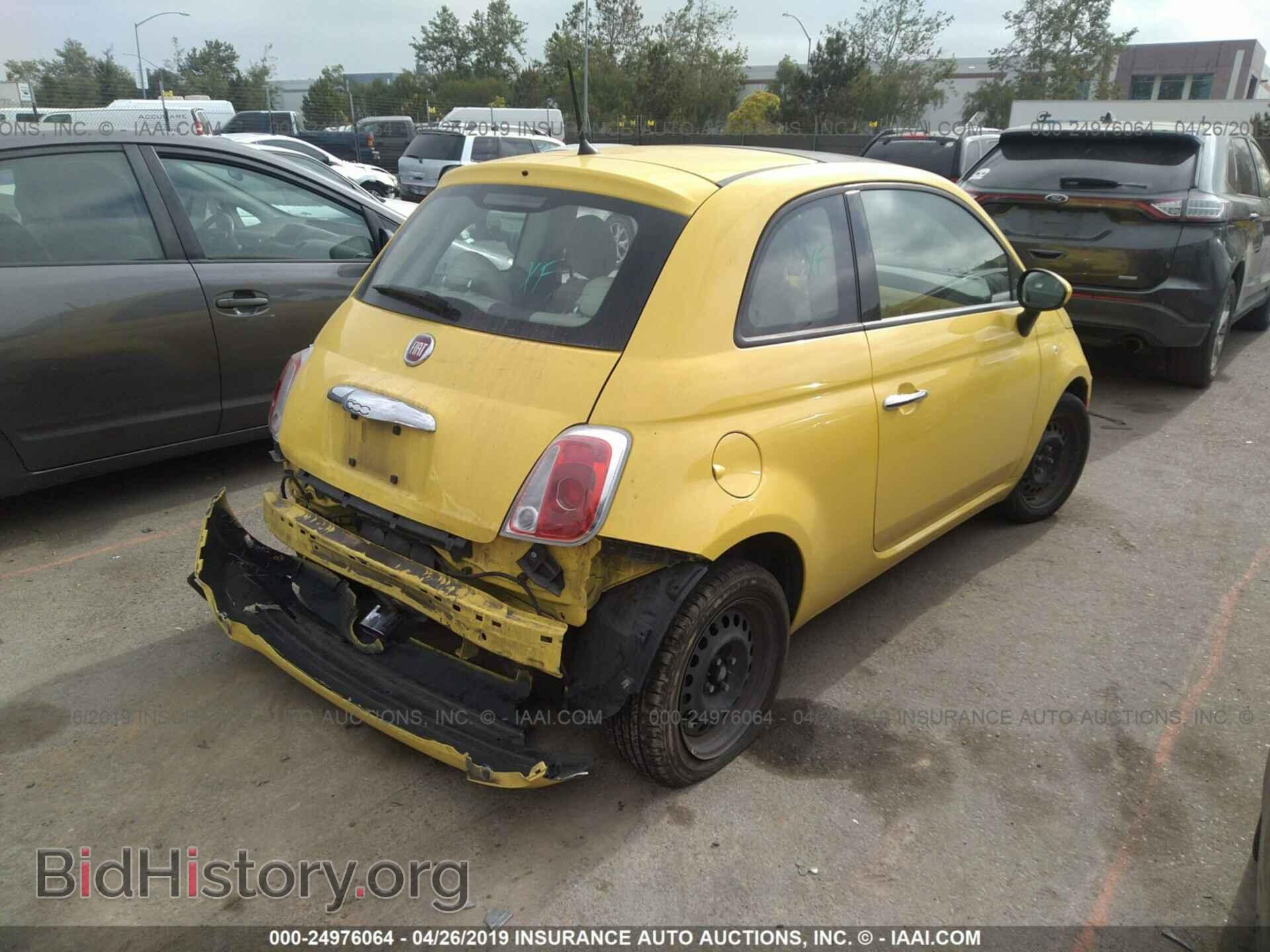 2013 FIAT 500 - VIN: 3C3CFFAR0DT741144 - Фото 4