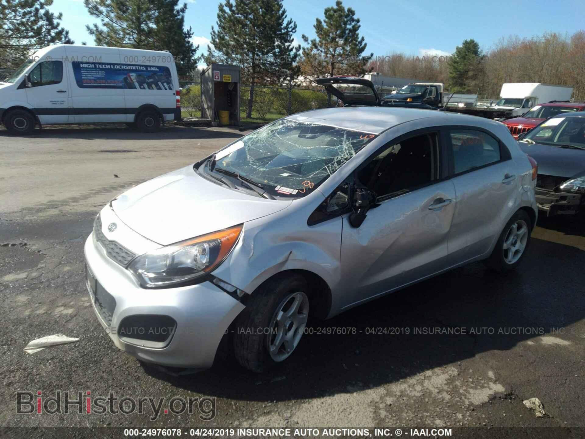 2012 KIA RIO - VIN: KNADM5A3XC6040130 - Фото 2