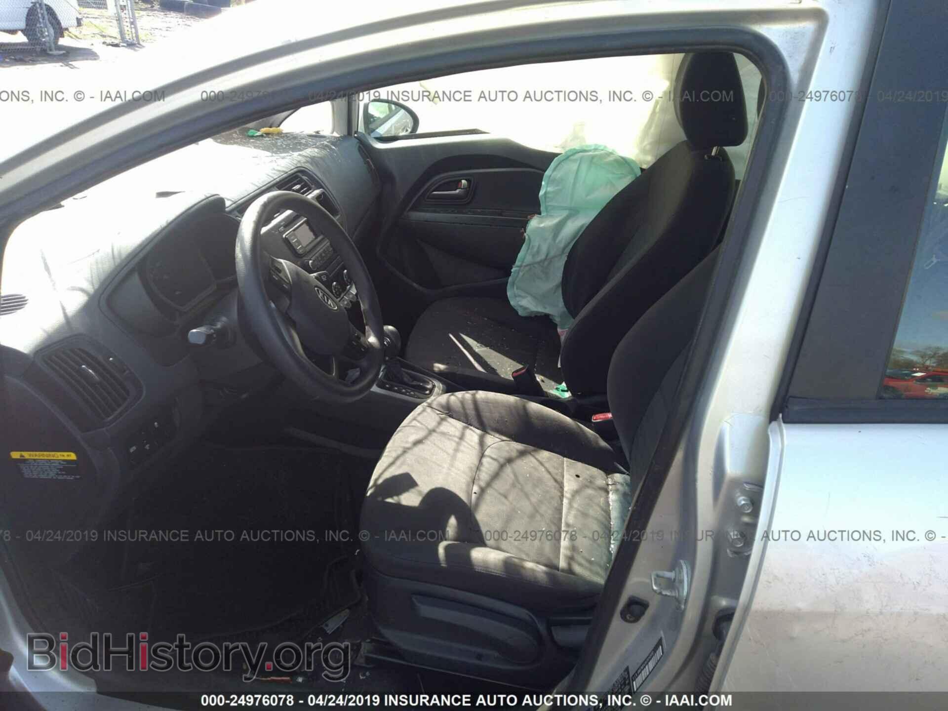 2012 KIA RIO - VIN: KNADM5A3XC6040130 - Фото 5