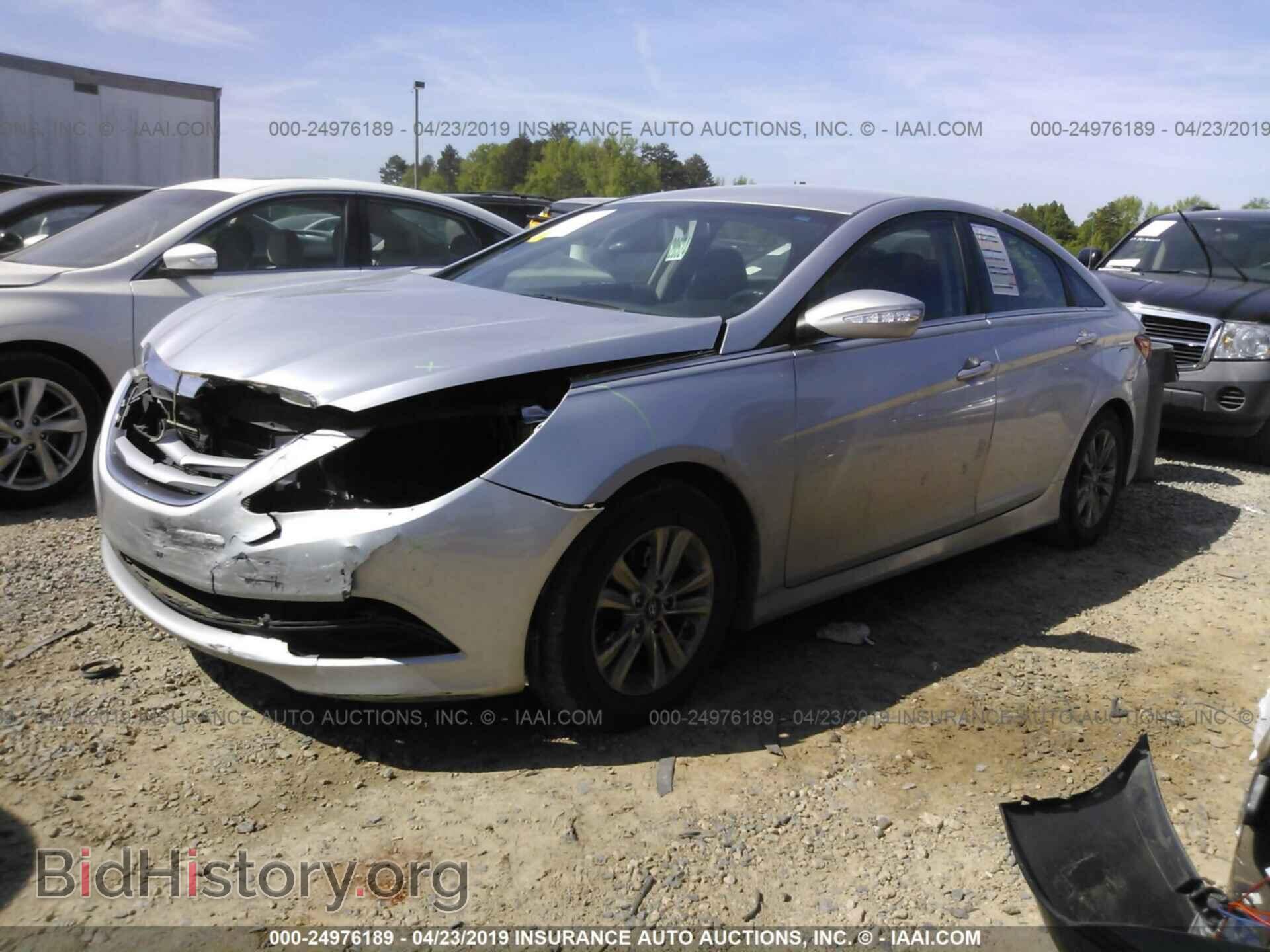 2014 HYUNDAI SONATA - VIN: 5NPEB4ACXEH903721 - Фото 2
