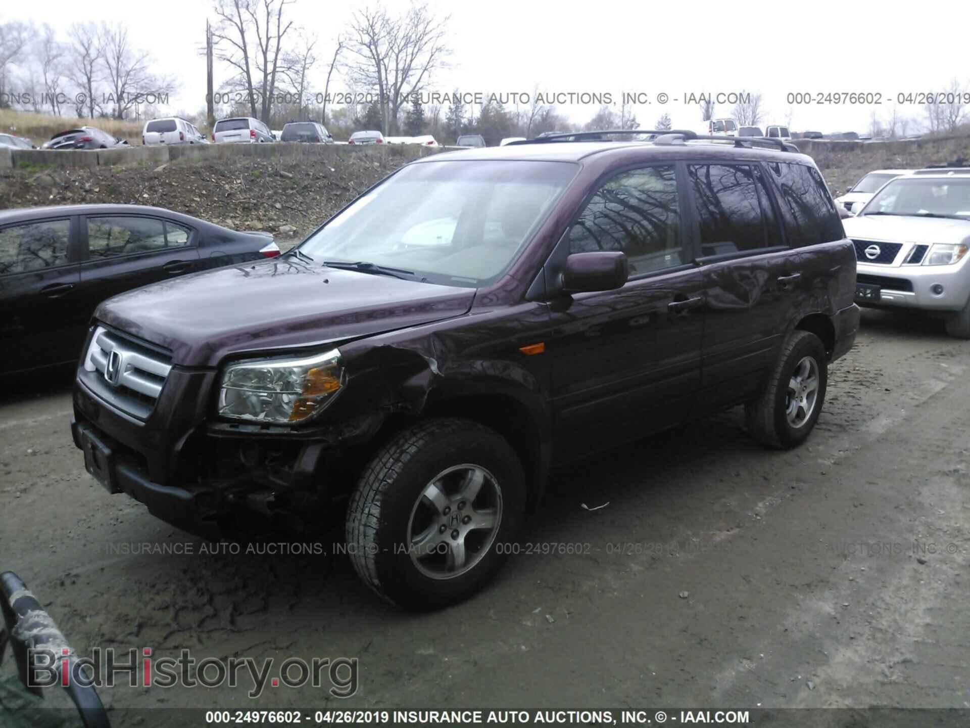 2007 HONDA PILOT - VIN: 2HKYF18457H531013 - Фото 2