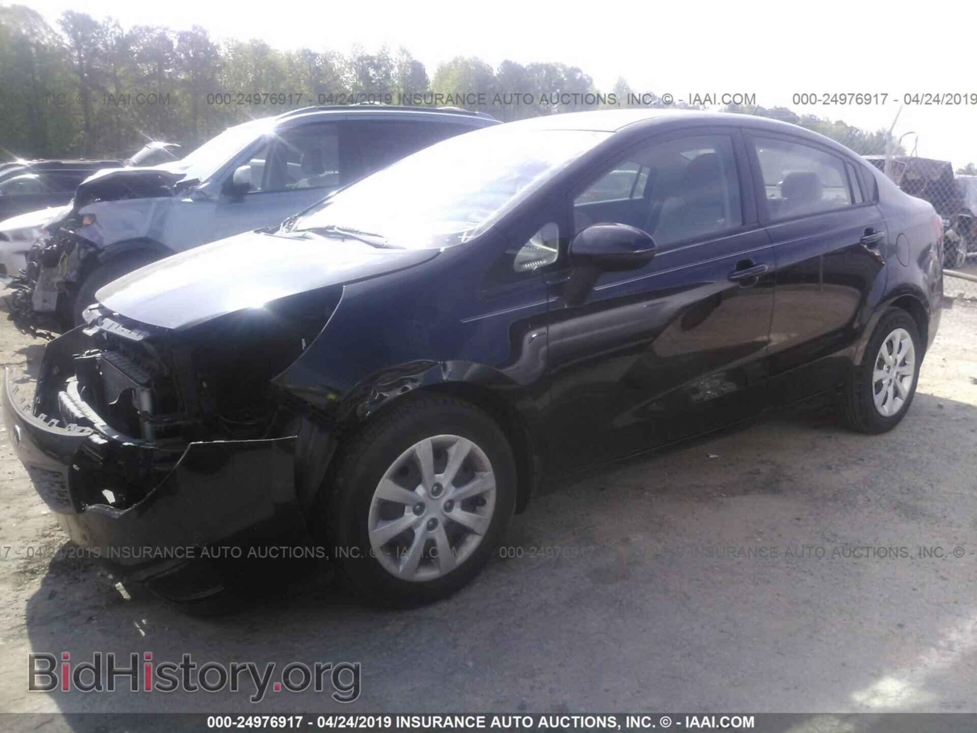2013 KIA RIO - VIN: KNADM4A39D6200283 - Фото 2