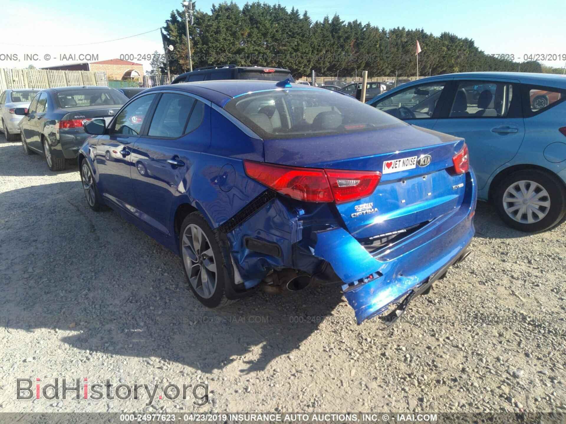 2015 KIA OPTIMA - VIN: 5XXGR4A78FG358168 - Фото 3